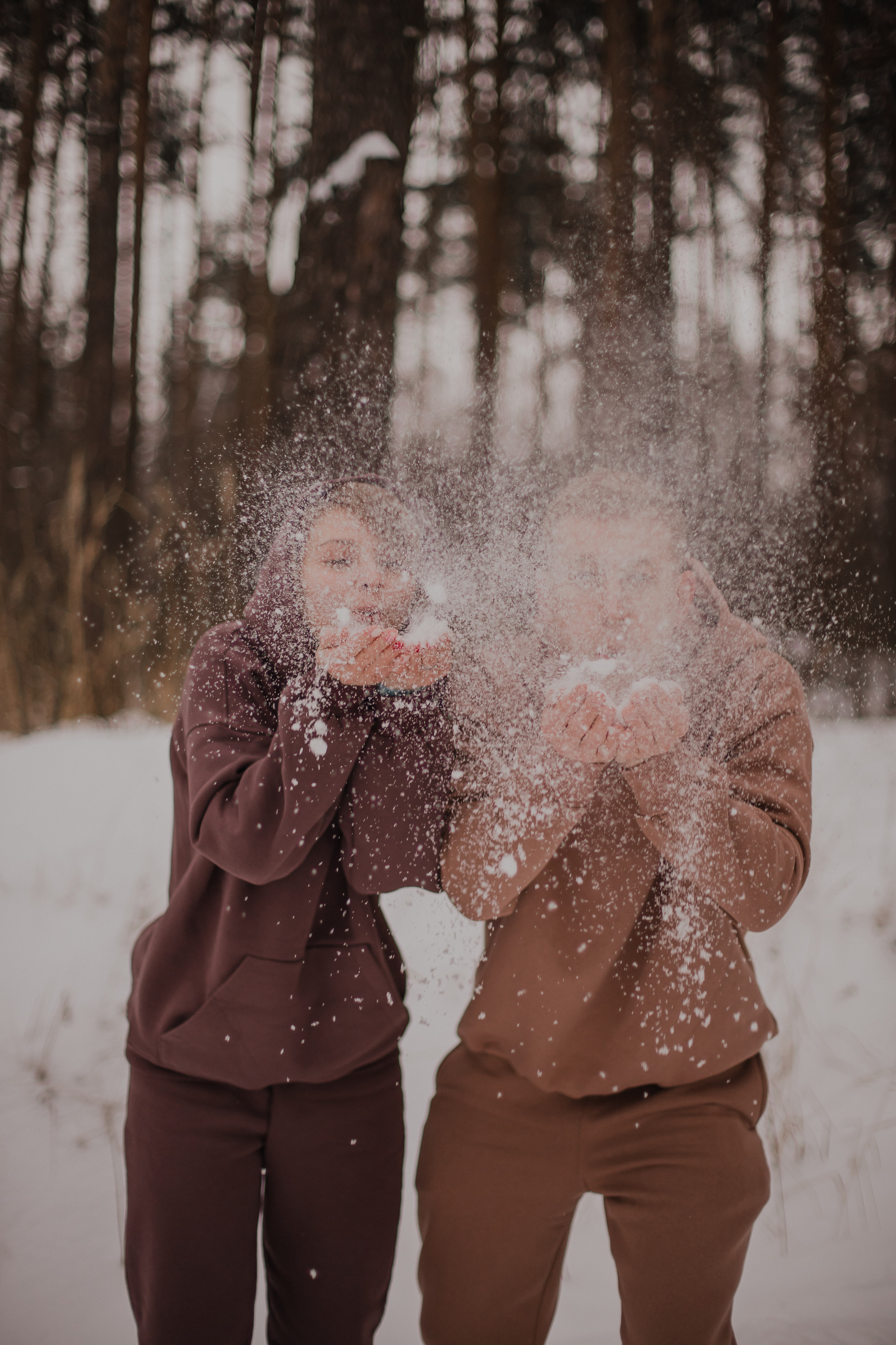 Зимняя история (2022). Свадебный и семейный фотограф в Москве Яна Шувалова
