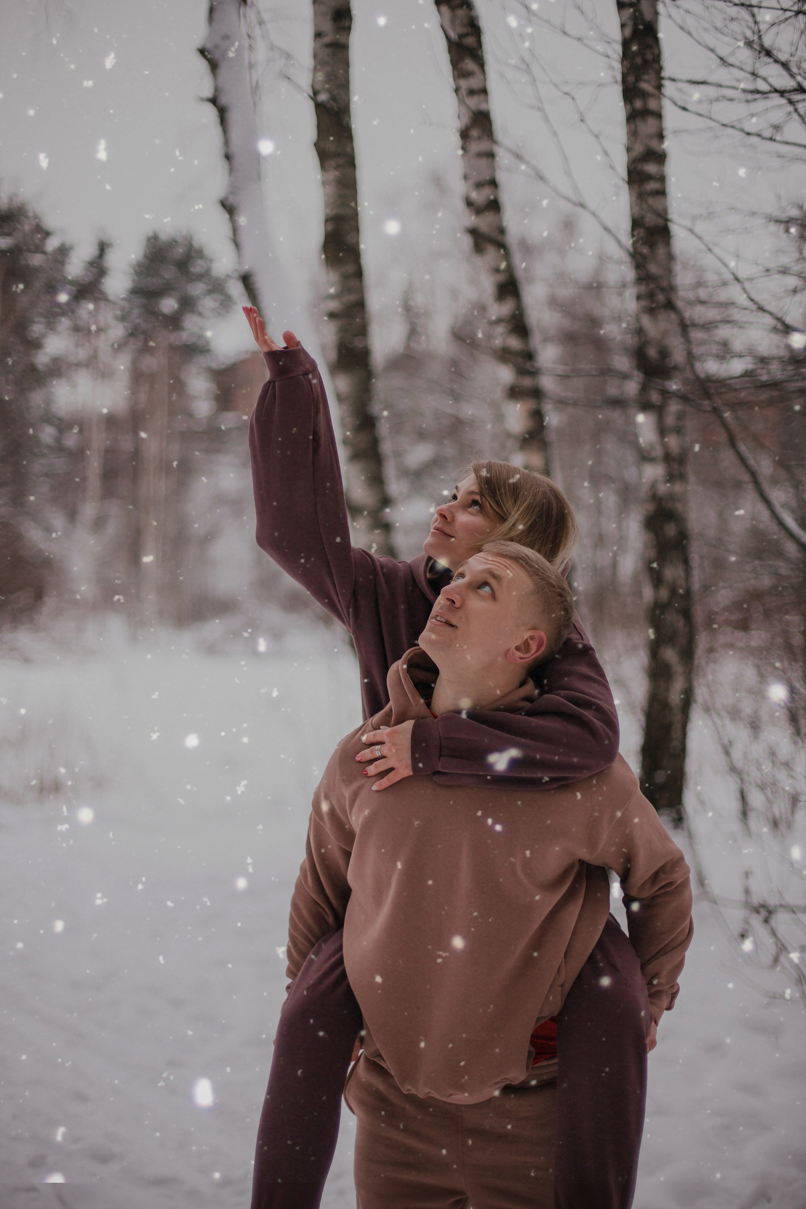 Зимняя история (2022). Свадебный и семейный фотограф в Москве Яна Шувалова
