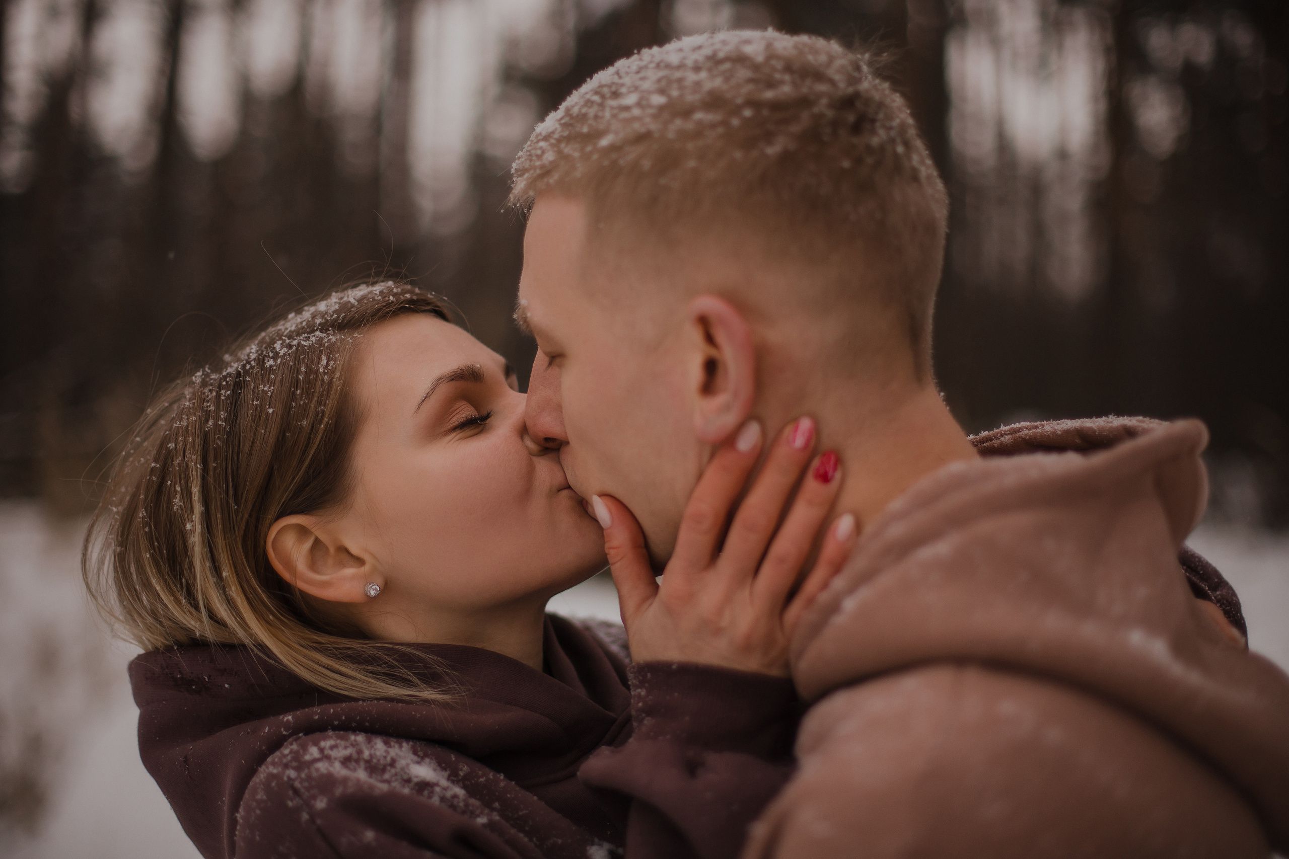 Зимняя история (2022). Свадебный и семейный фотограф в Москве Яна Шувалова