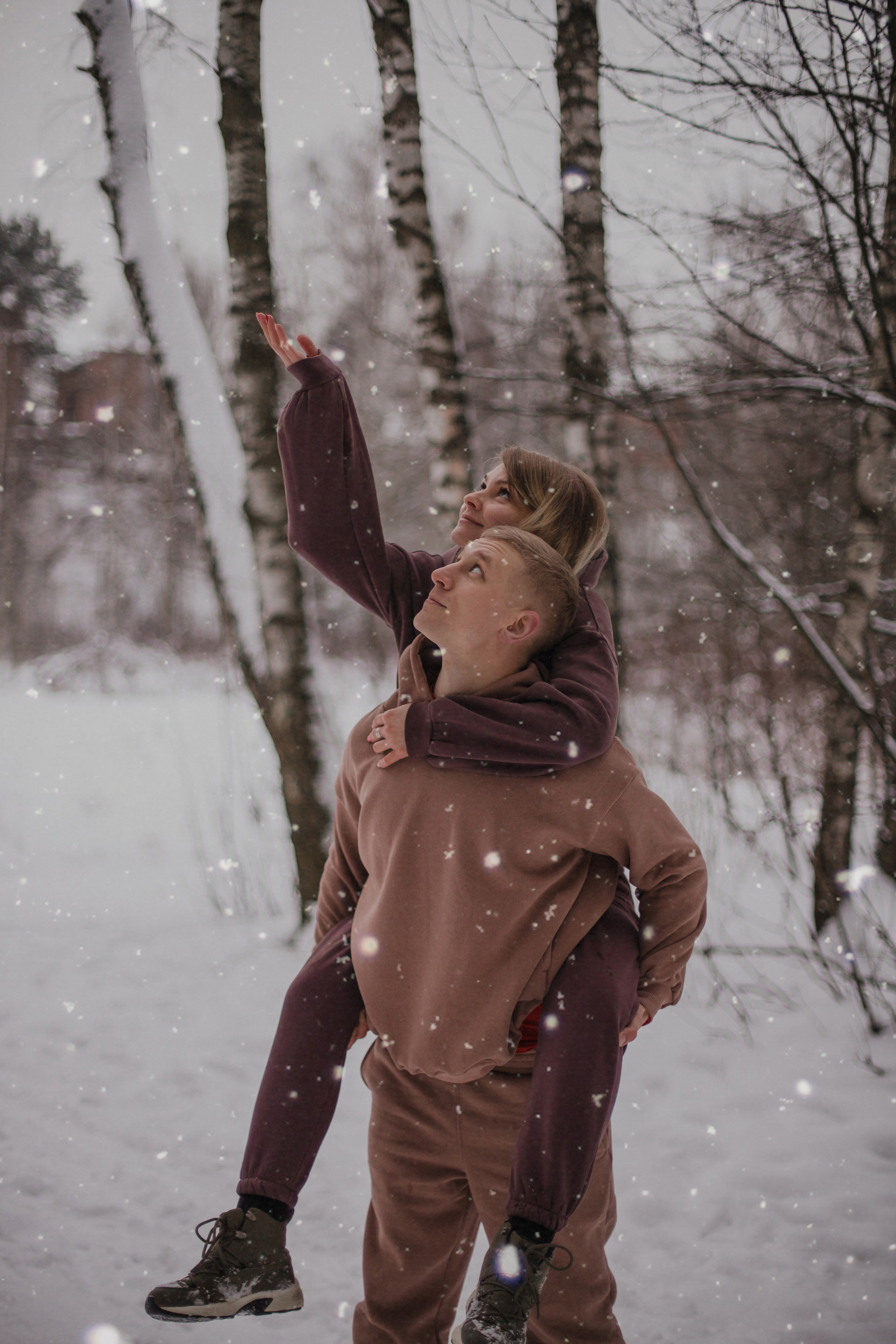 Зимняя история (2022). Свадебный и семейный фотограф в Москве Яна Шувалова