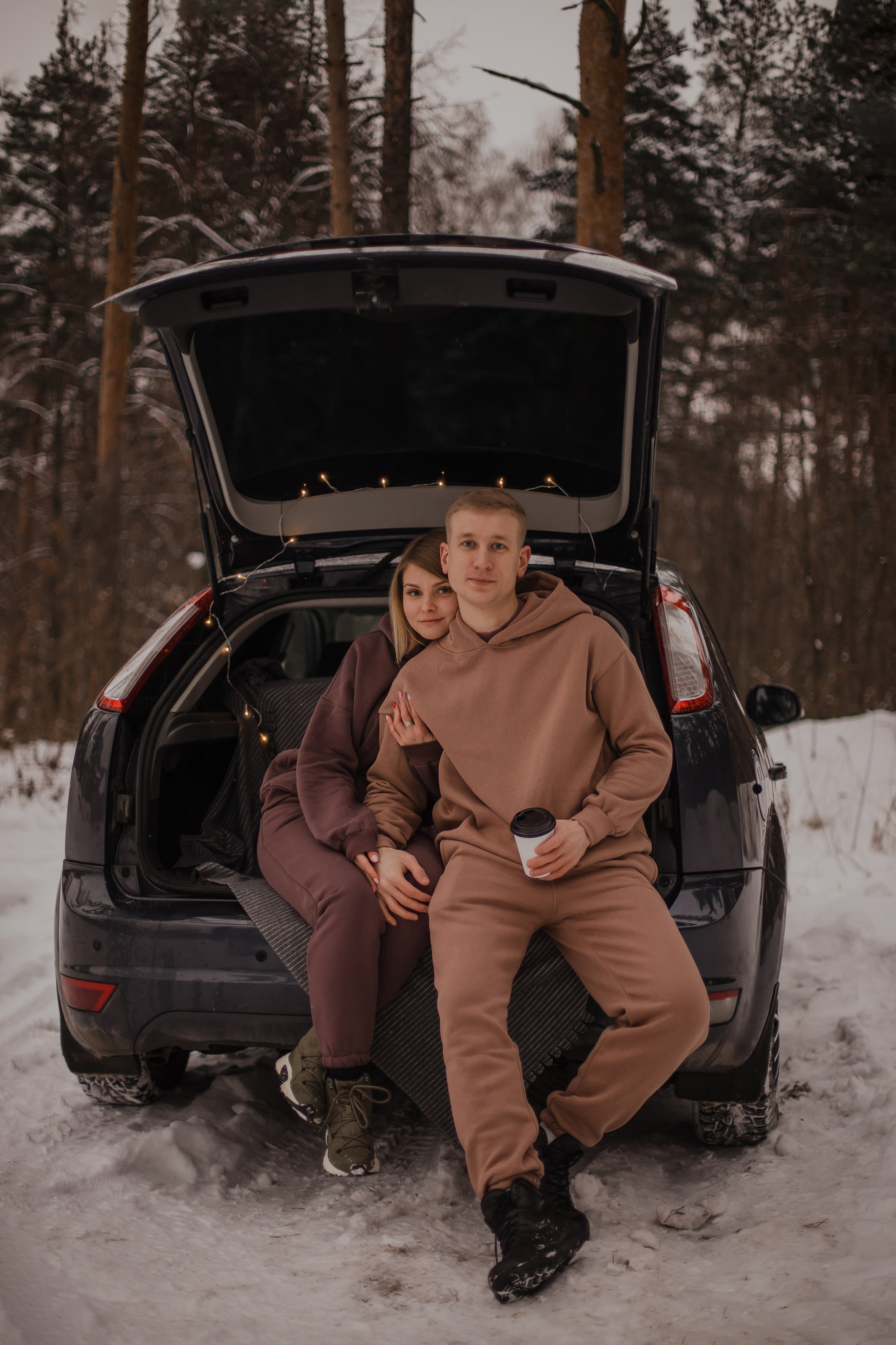 Зимняя история (2022). Свадебный и семейный фотограф в Москве Яна Шувалова