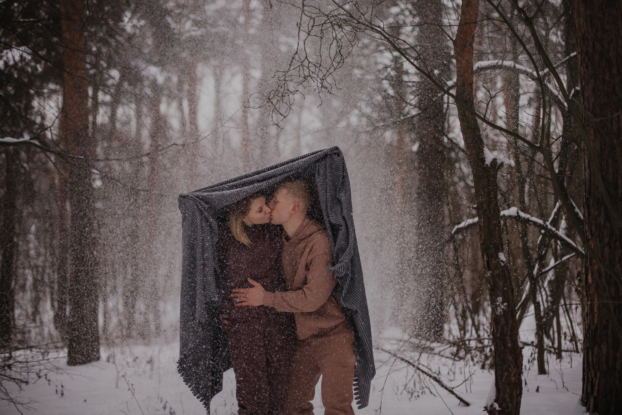 Зимняя история (2022). Свадебный и семейный фотограф в Москве Яна Шувалова
