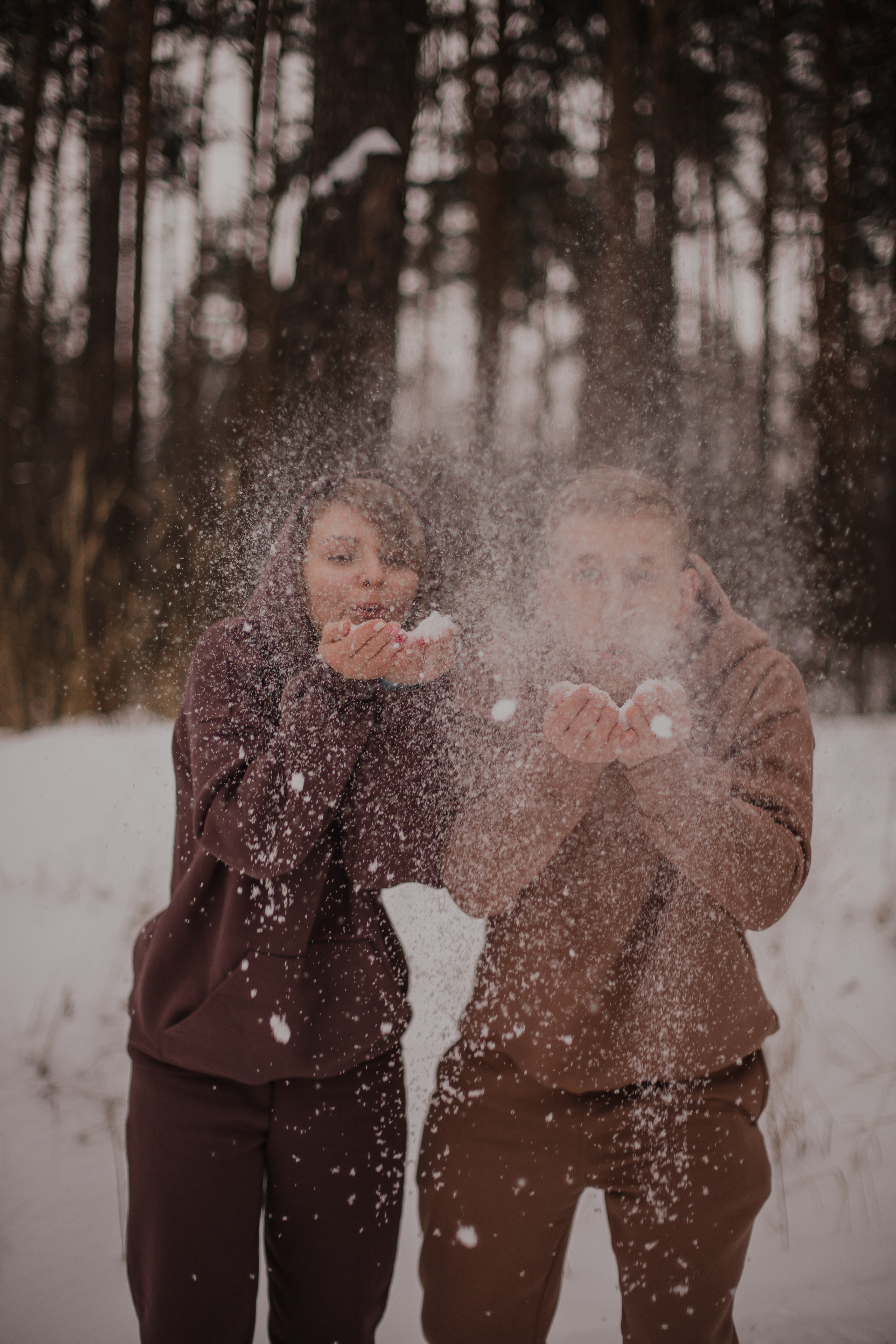 Зимняя история (2022). Свадебный и семейный фотограф в Москве Яна Шувалова