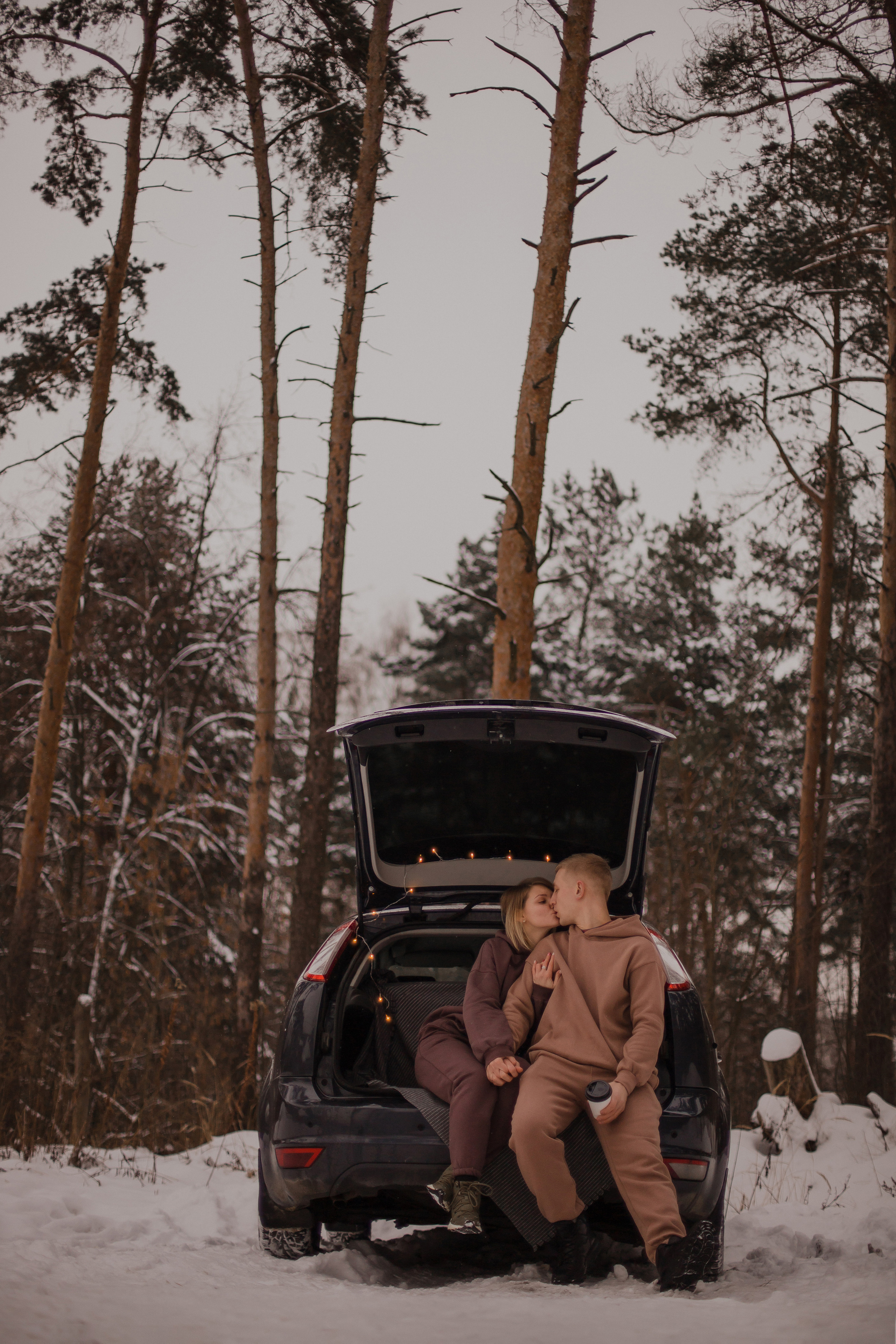 Зимняя история (2022). Свадебный и семейный фотограф в Москве Яна Шувалова