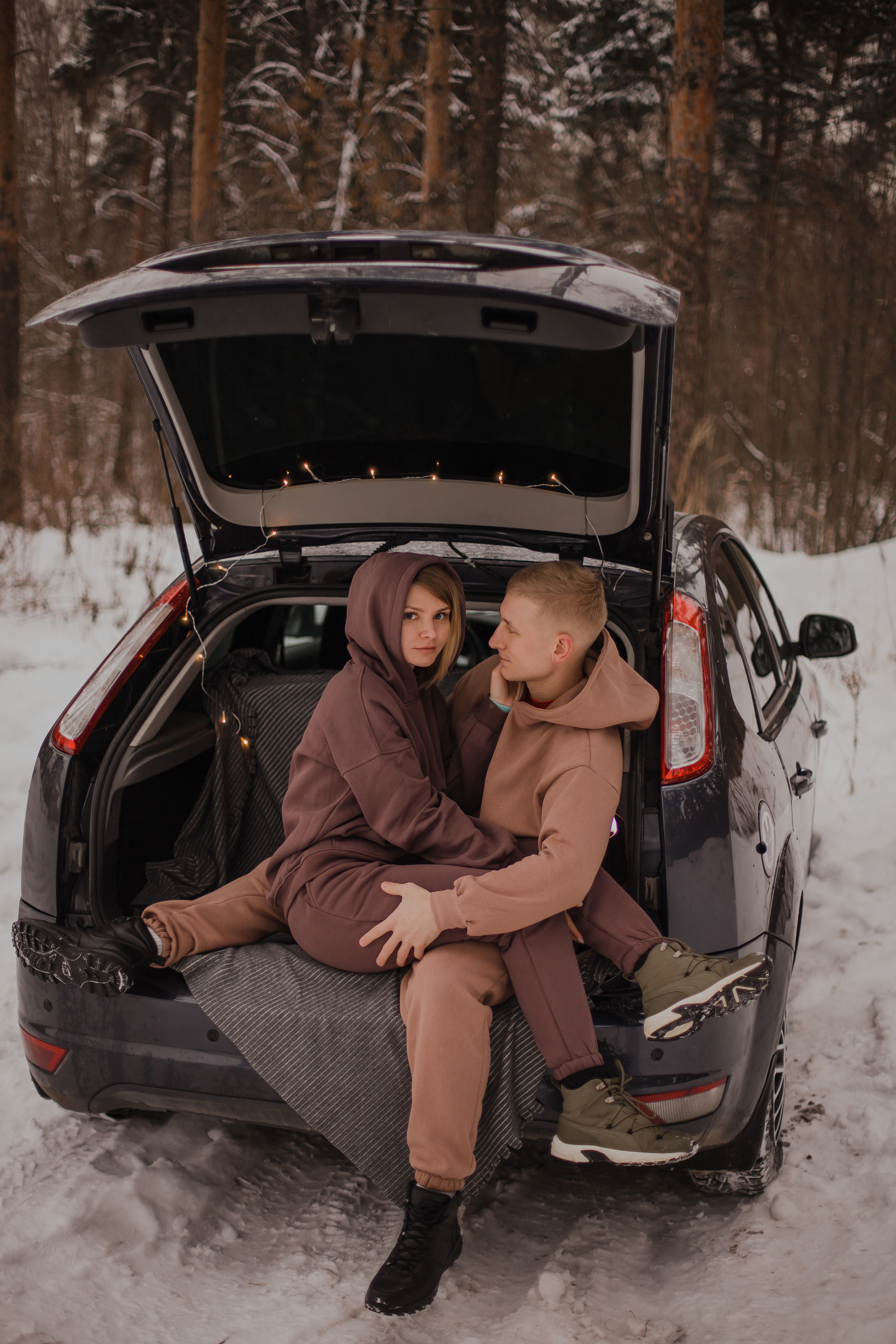 Зимняя история (2022). Свадебный и семейный фотограф в Москве Яна Шувалова