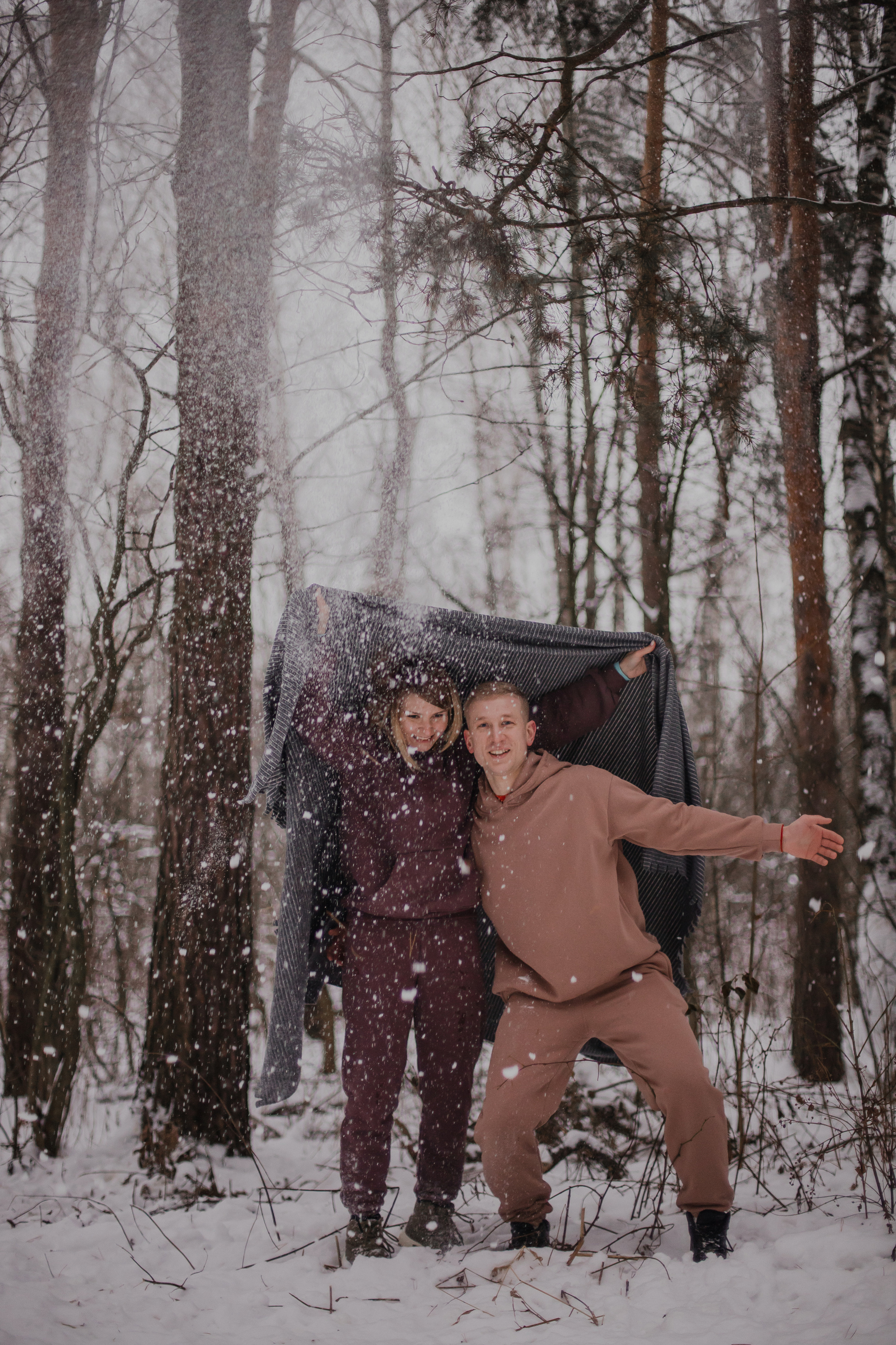 Зимняя история (2022). Свадебный и семейный фотограф в Москве Яна Шувалова