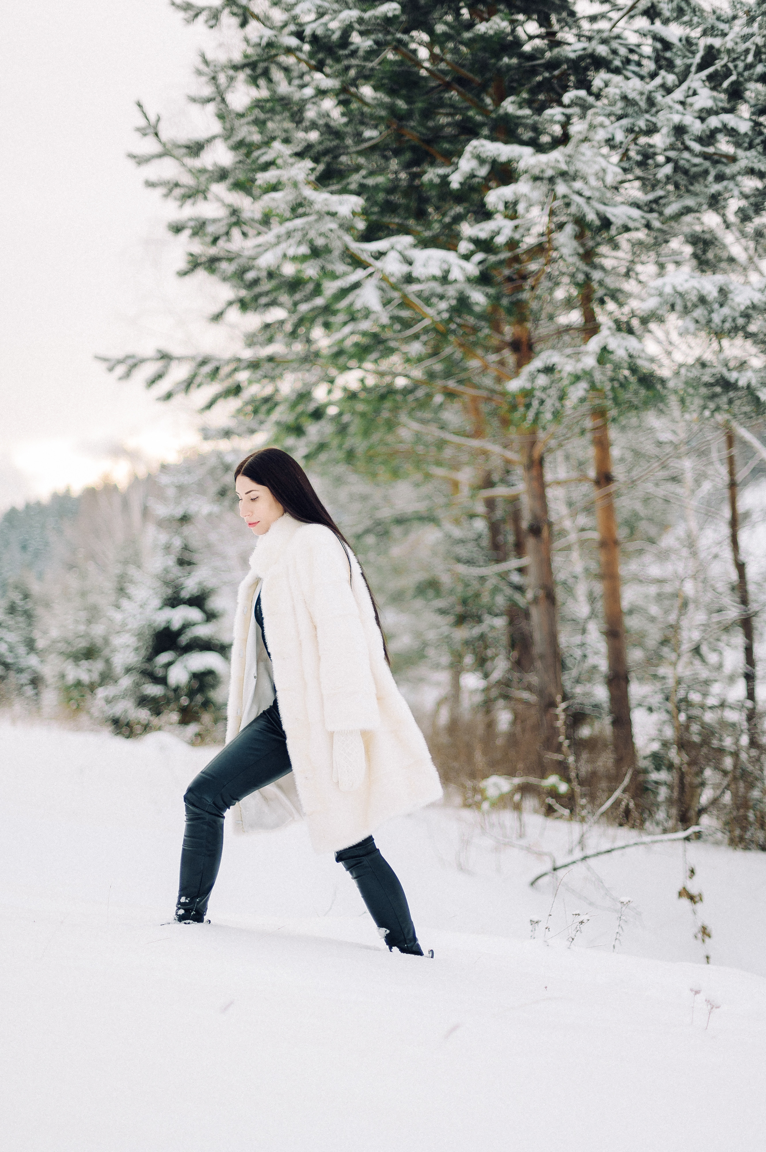 Зимняя лесная сказка. Семейный фотограф в Красноярске Ольга Бородина