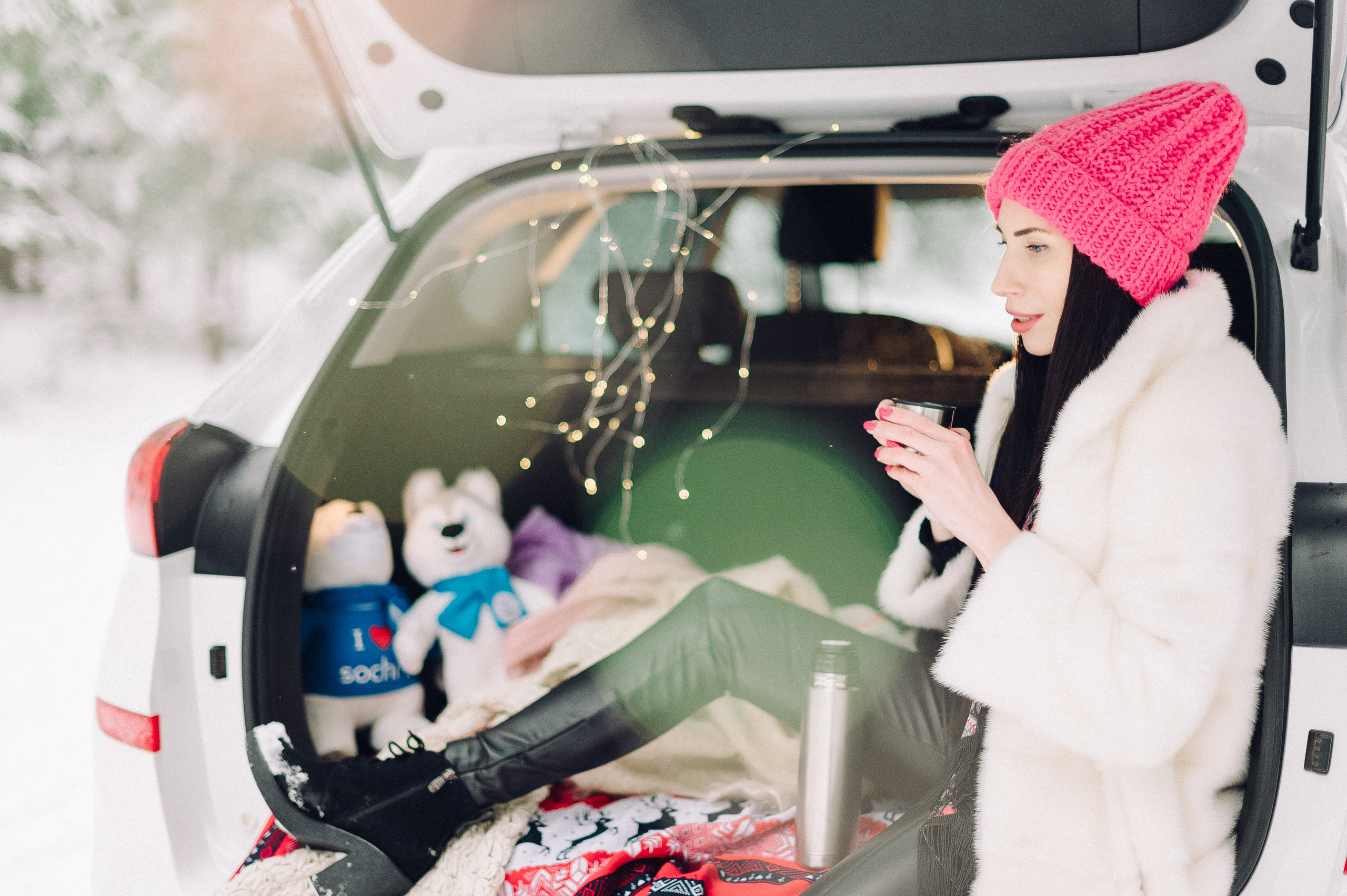 Зимняя лесная сказка. Семейный фотограф в Красноярске Ольга Бородина