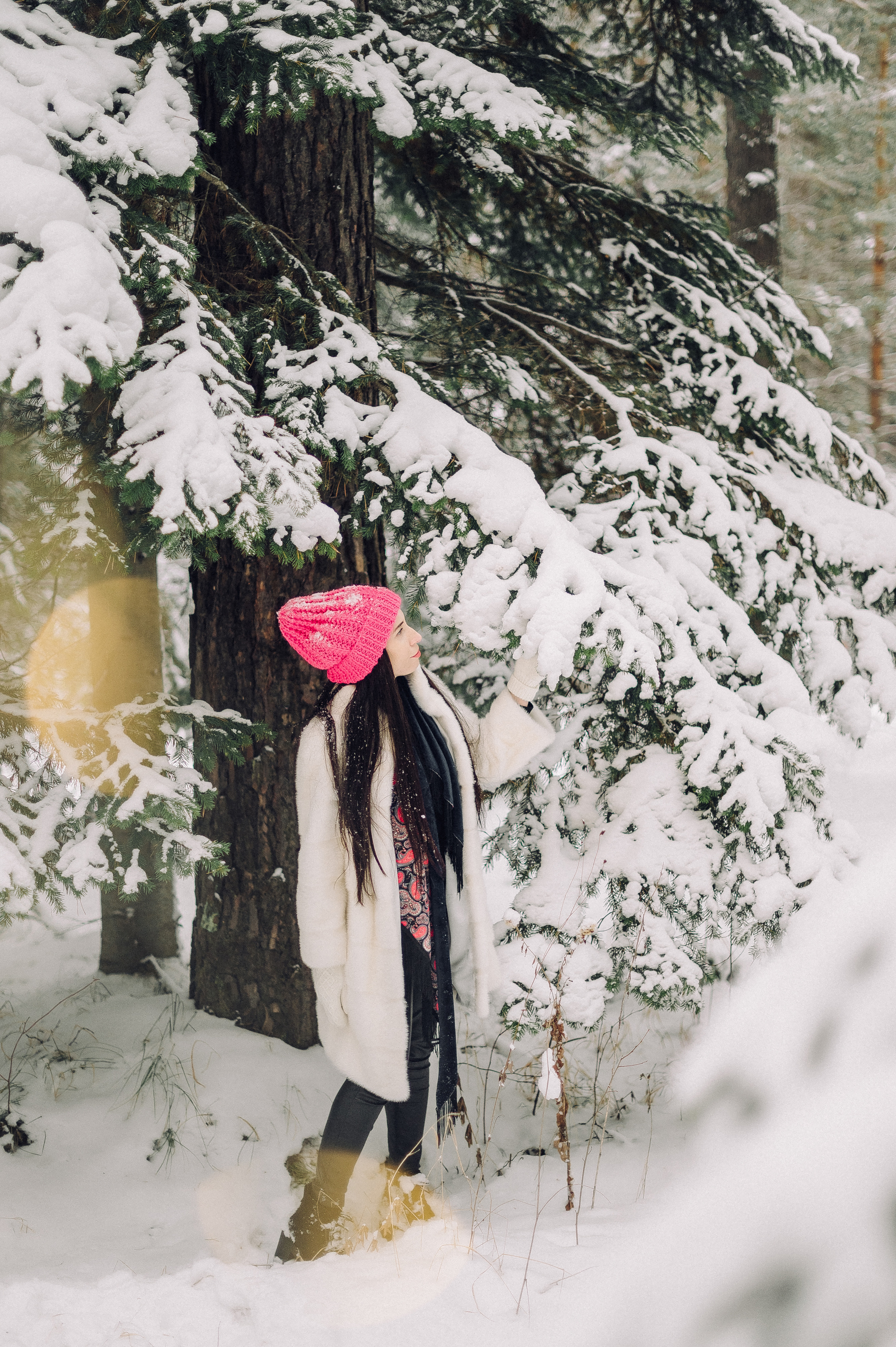 Зимняя лесная сказка. Семейный фотограф в Красноярске Ольга Бородина