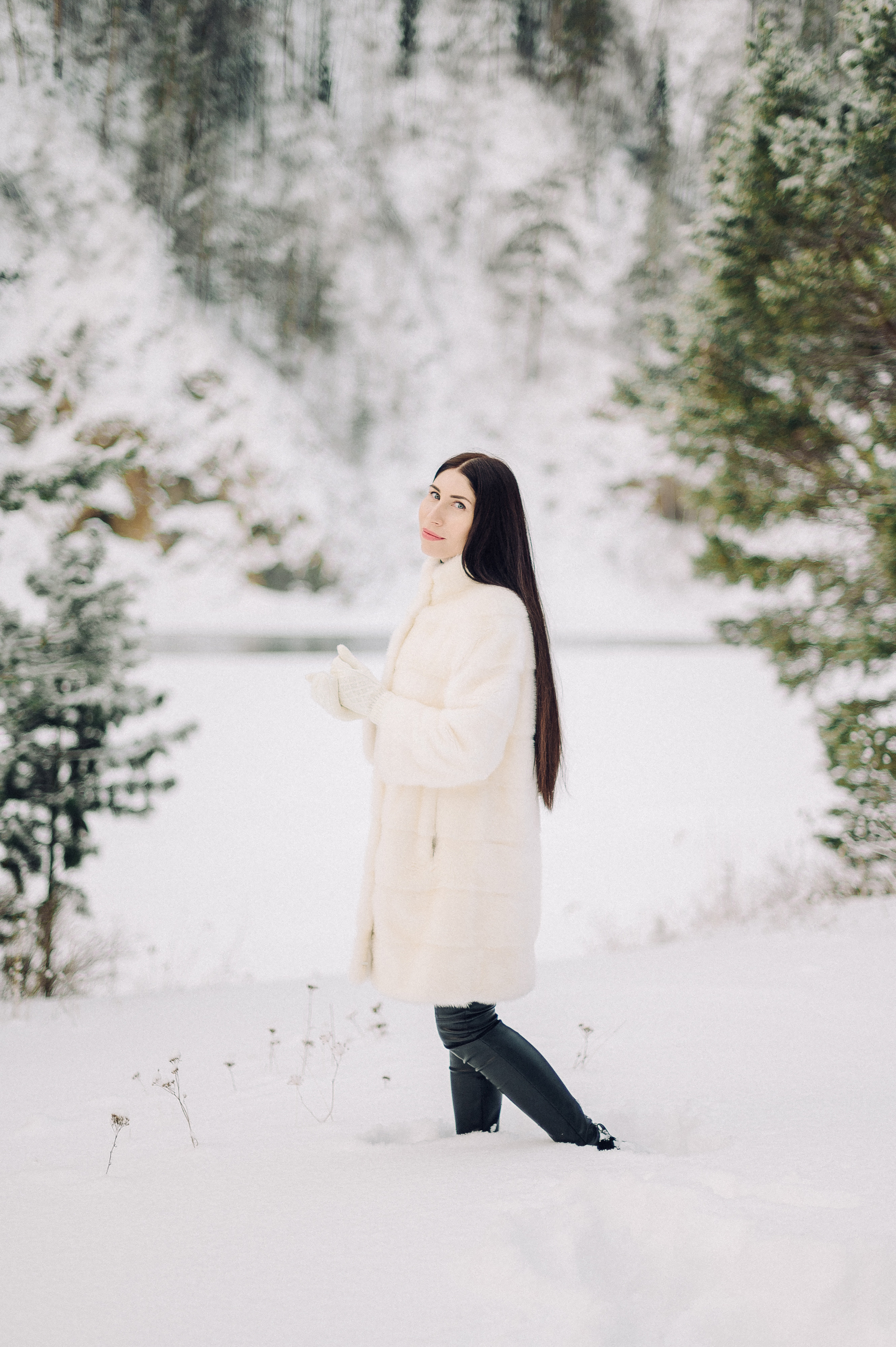 Зимняя лесная сказка. Семейный фотограф в Красноярске Ольга Бородина