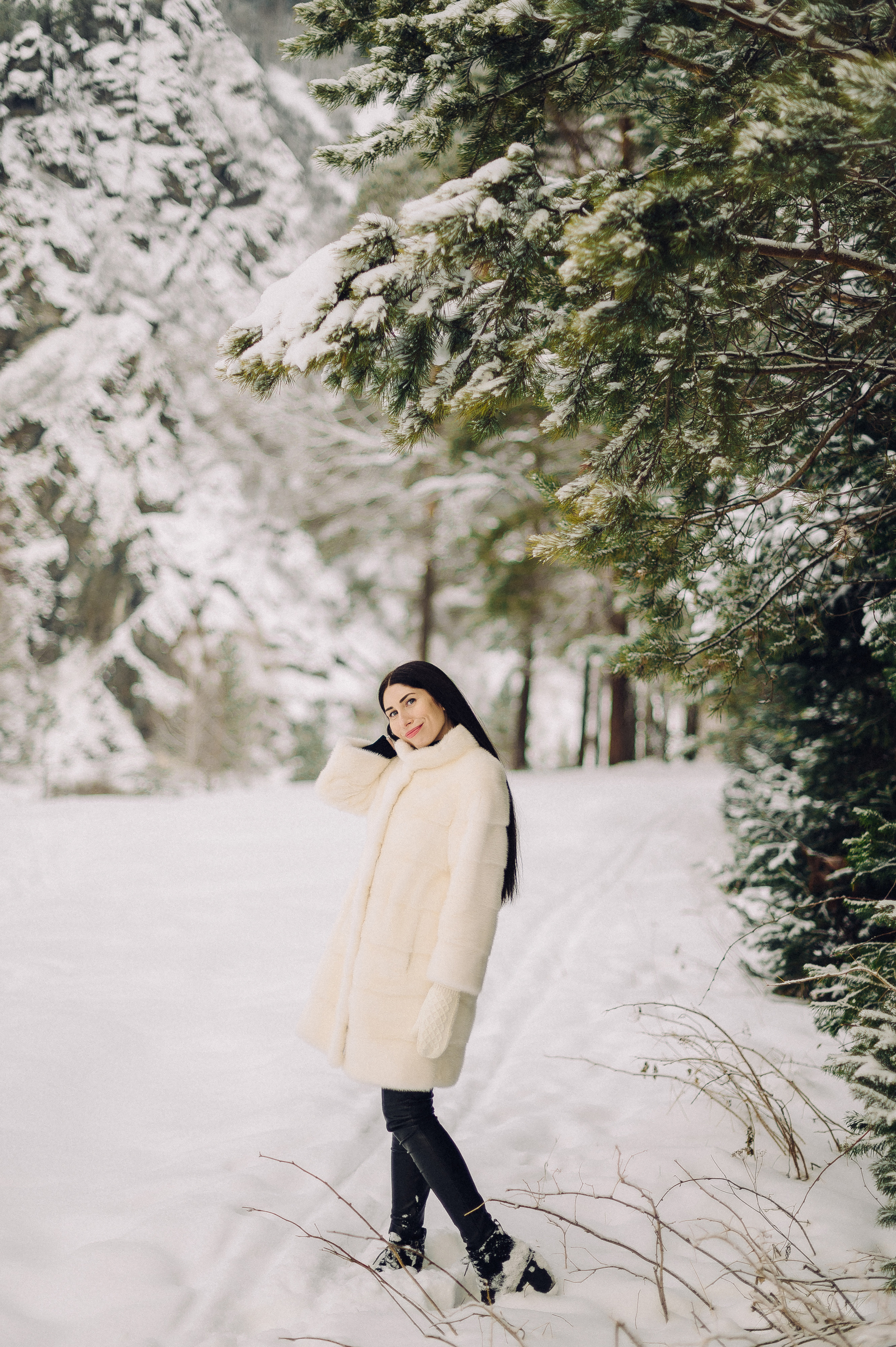 Зимняя лесная сказка. Семейный фотограф в Красноярске Ольга Бородина