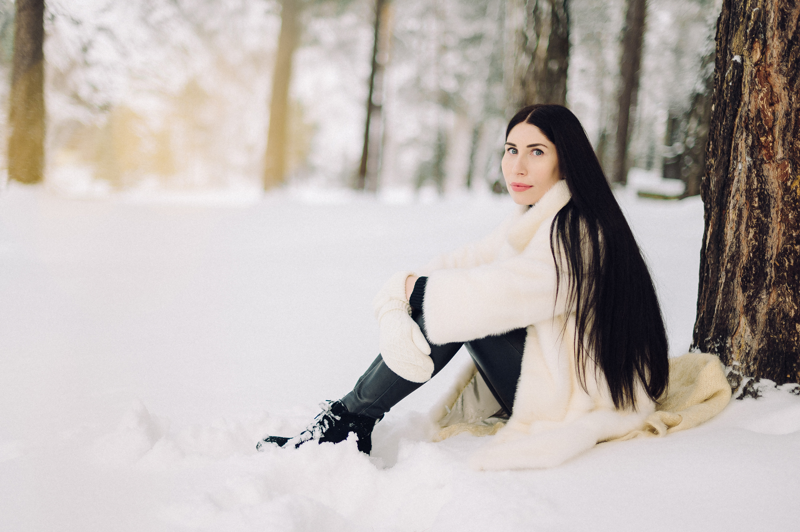 Зимняя лесная сказка. Семейный фотограф в Красноярске Ольга Бородина