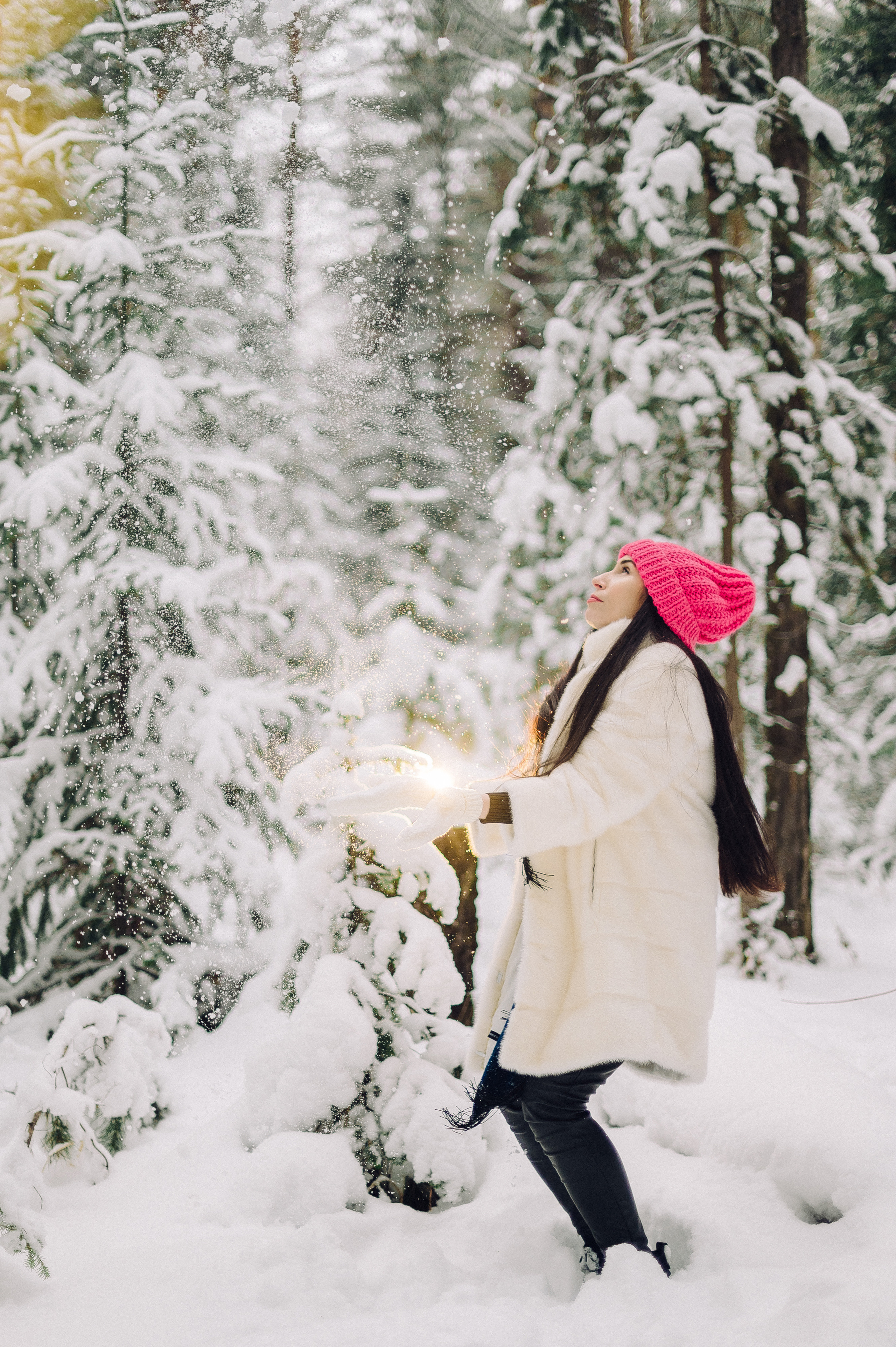 Зимняя лесная сказка. Семейный фотограф в Красноярске Ольга Бородина