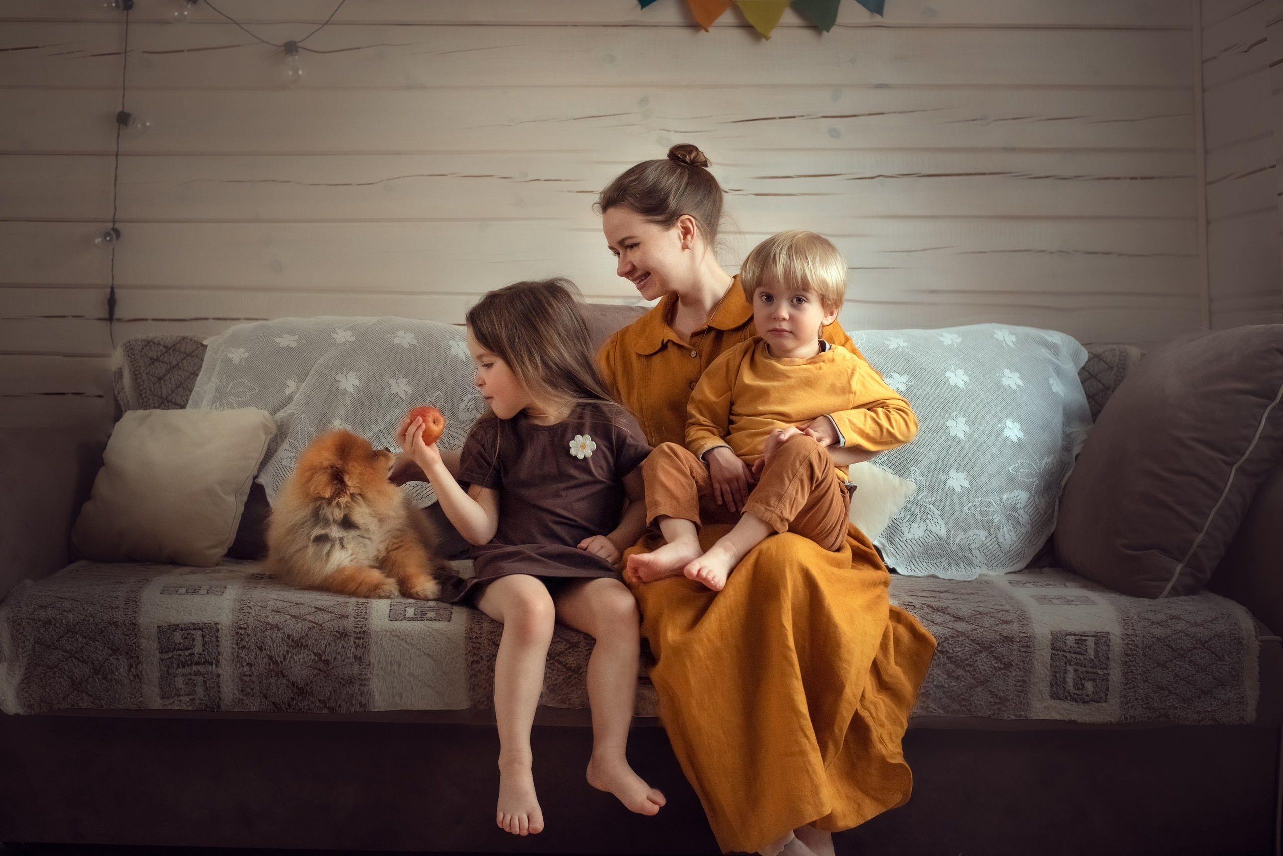 Семейная фотосессия дома. Душевная фотография от сердца к сердцу Марина Жиделева фотограф Москва