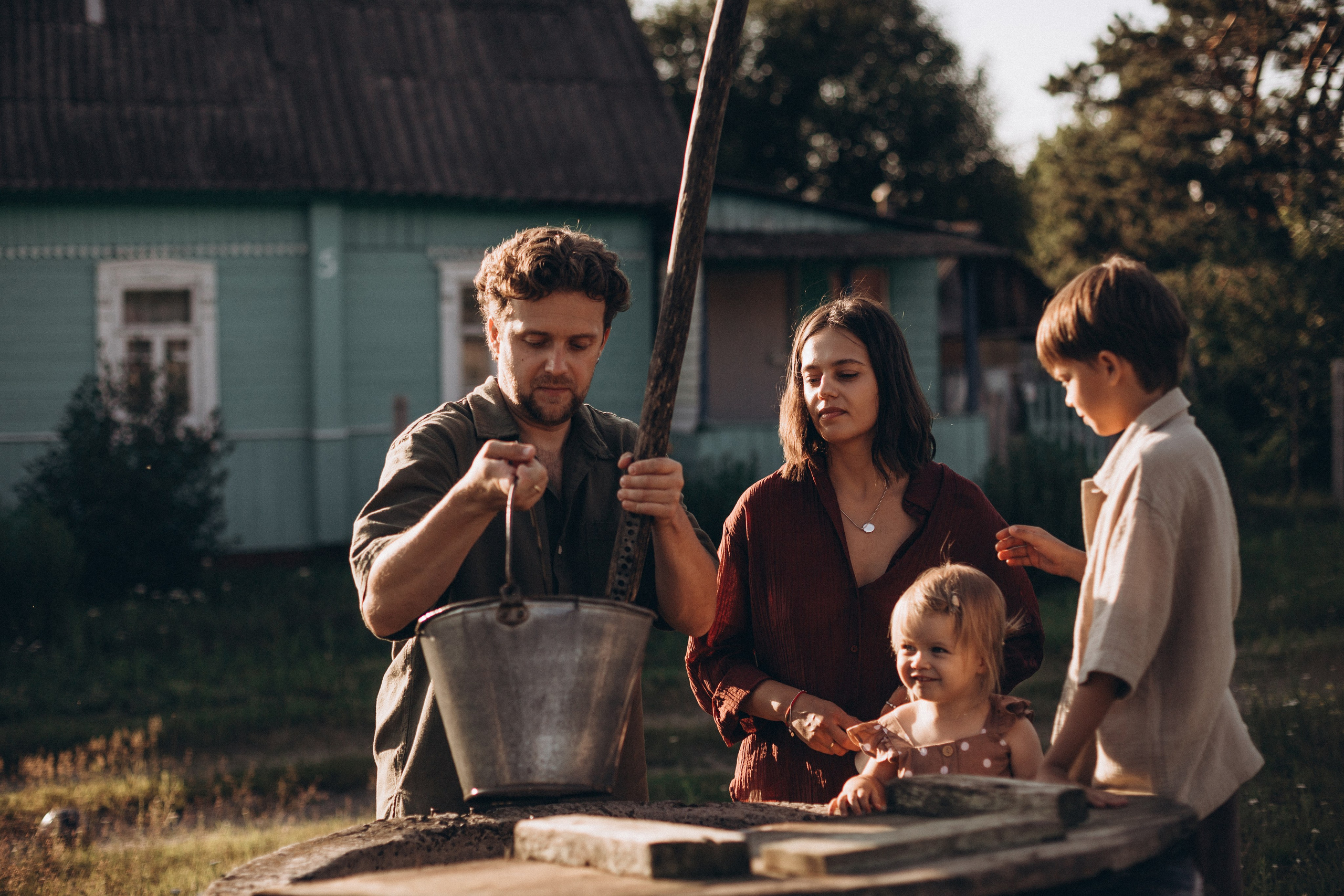 Летом в деревне. Семейный фотограф в Брянске Зурилина Екатерина