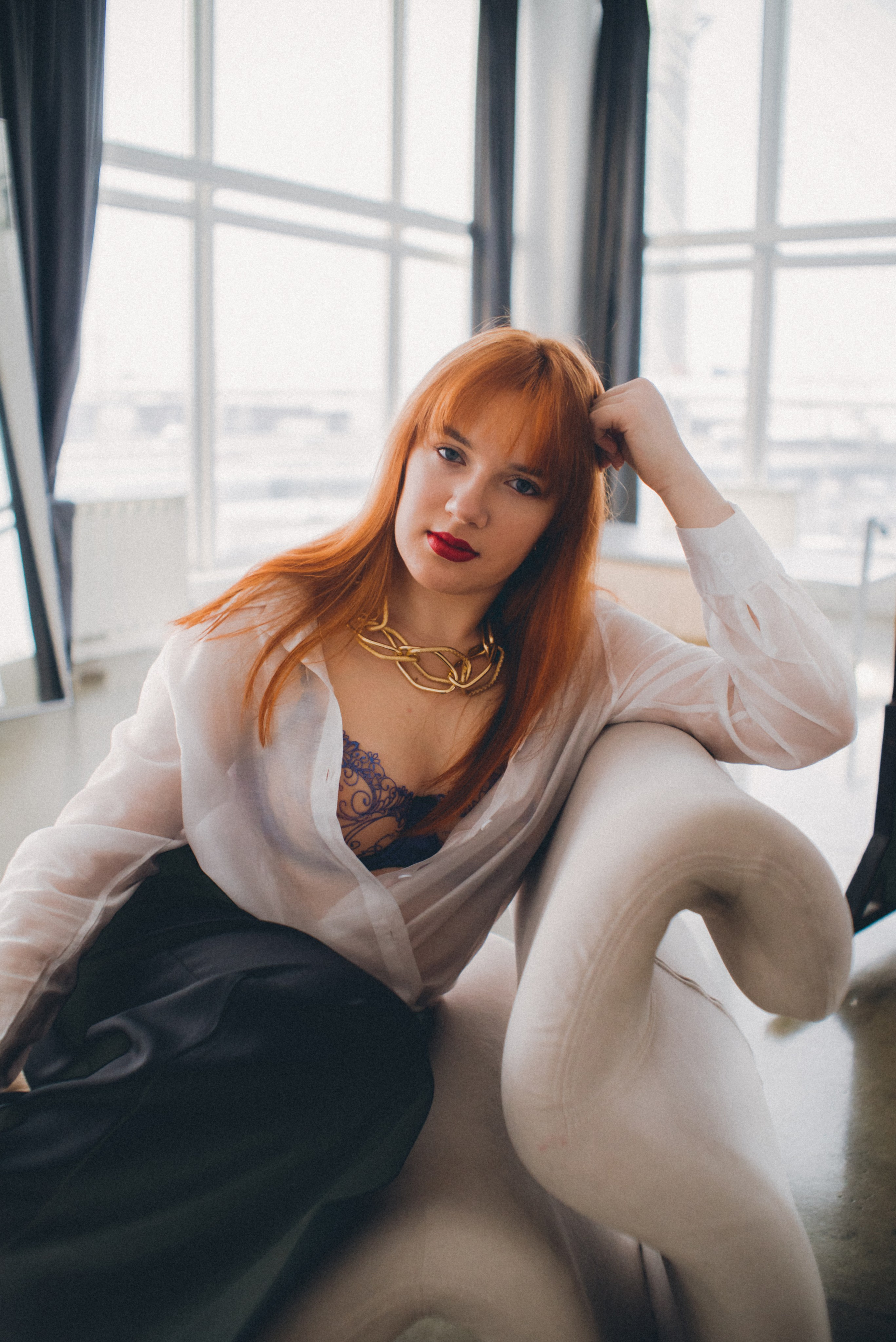 Катя, студия. Фотограф в Новосибирске Полина Колмачевская