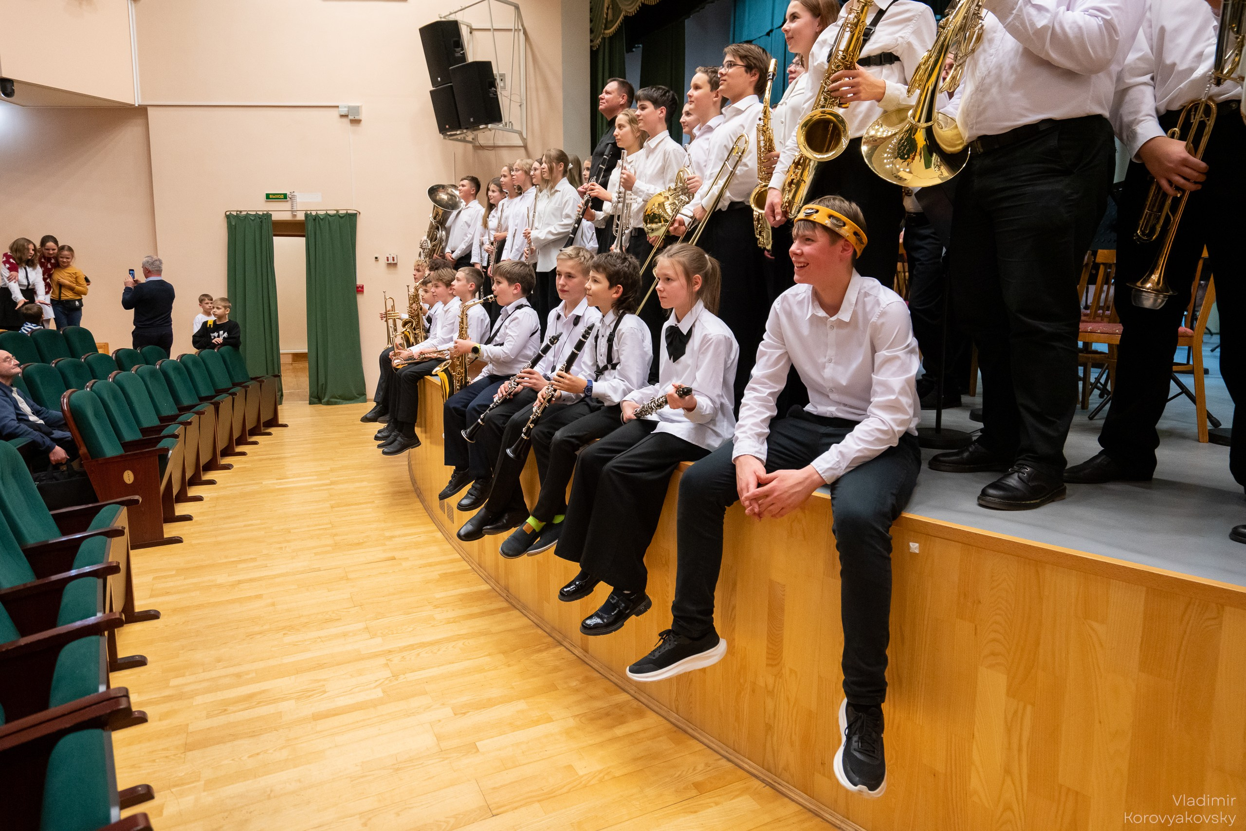 Новогодний концерт Духового оркестра ЦГИ. Фотограф Владимир Коровяковский