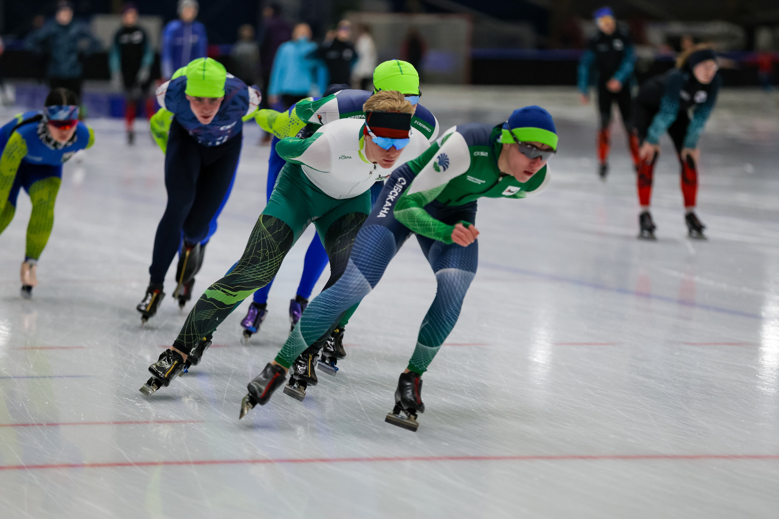 Тренировки. Конькобежный спорт. Иркутск, 2026. Спортивная съемка Мария Царфати