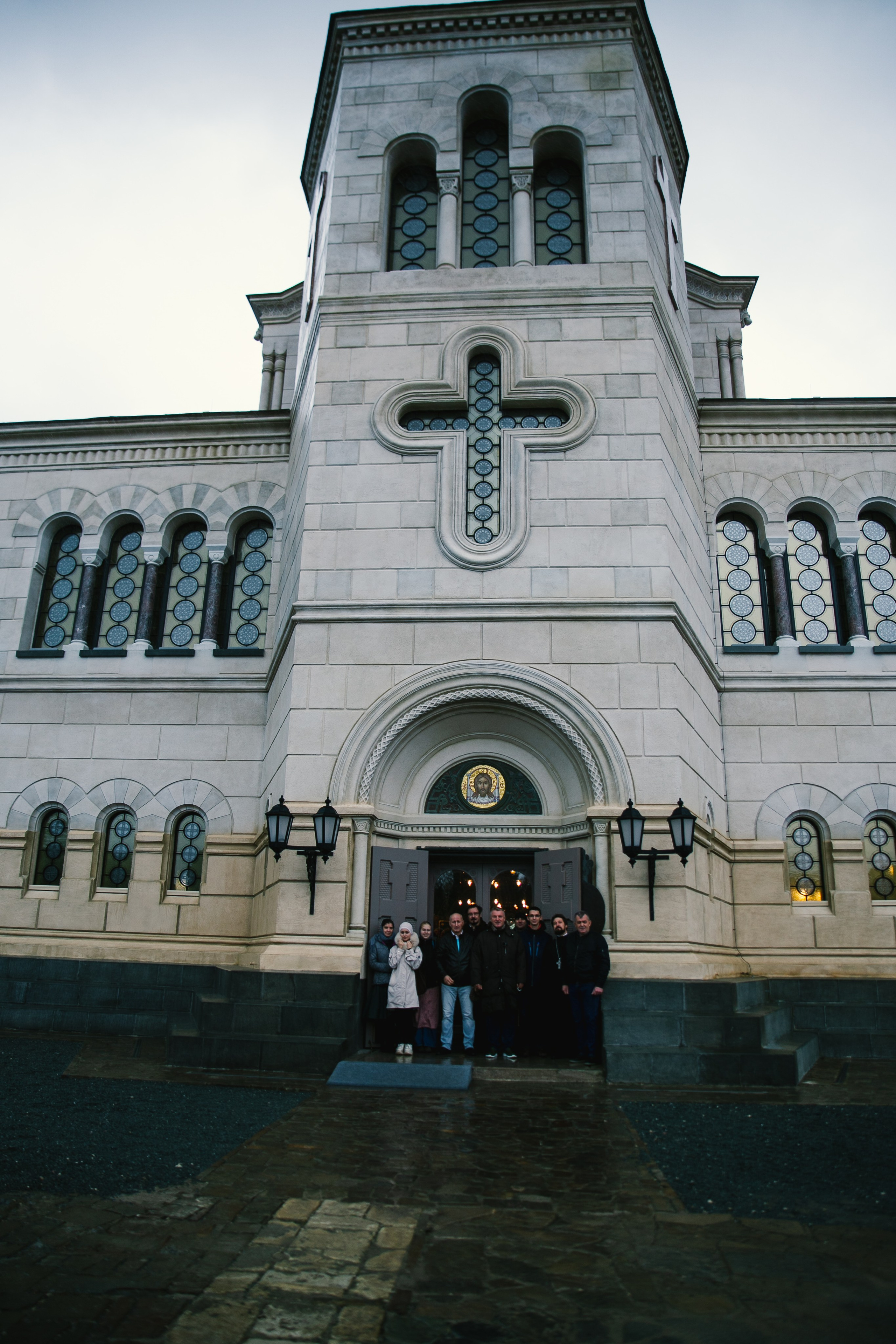 Сербская делигация в Новом Херсонесе. Фотограф в Крыму