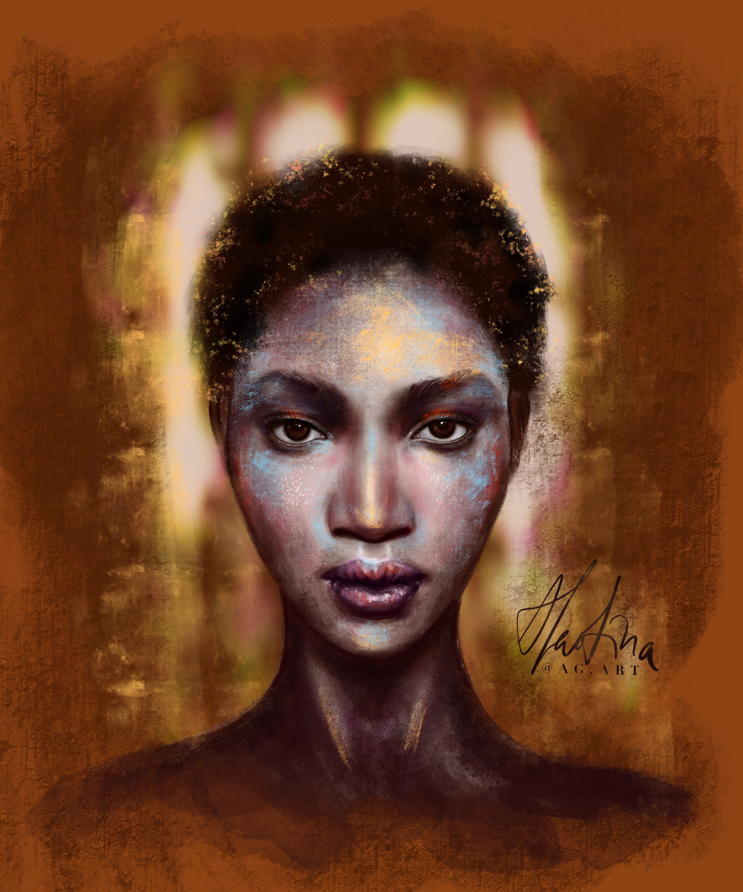 Digital. Portrait Artist and Illustrator Alevtina Golovin