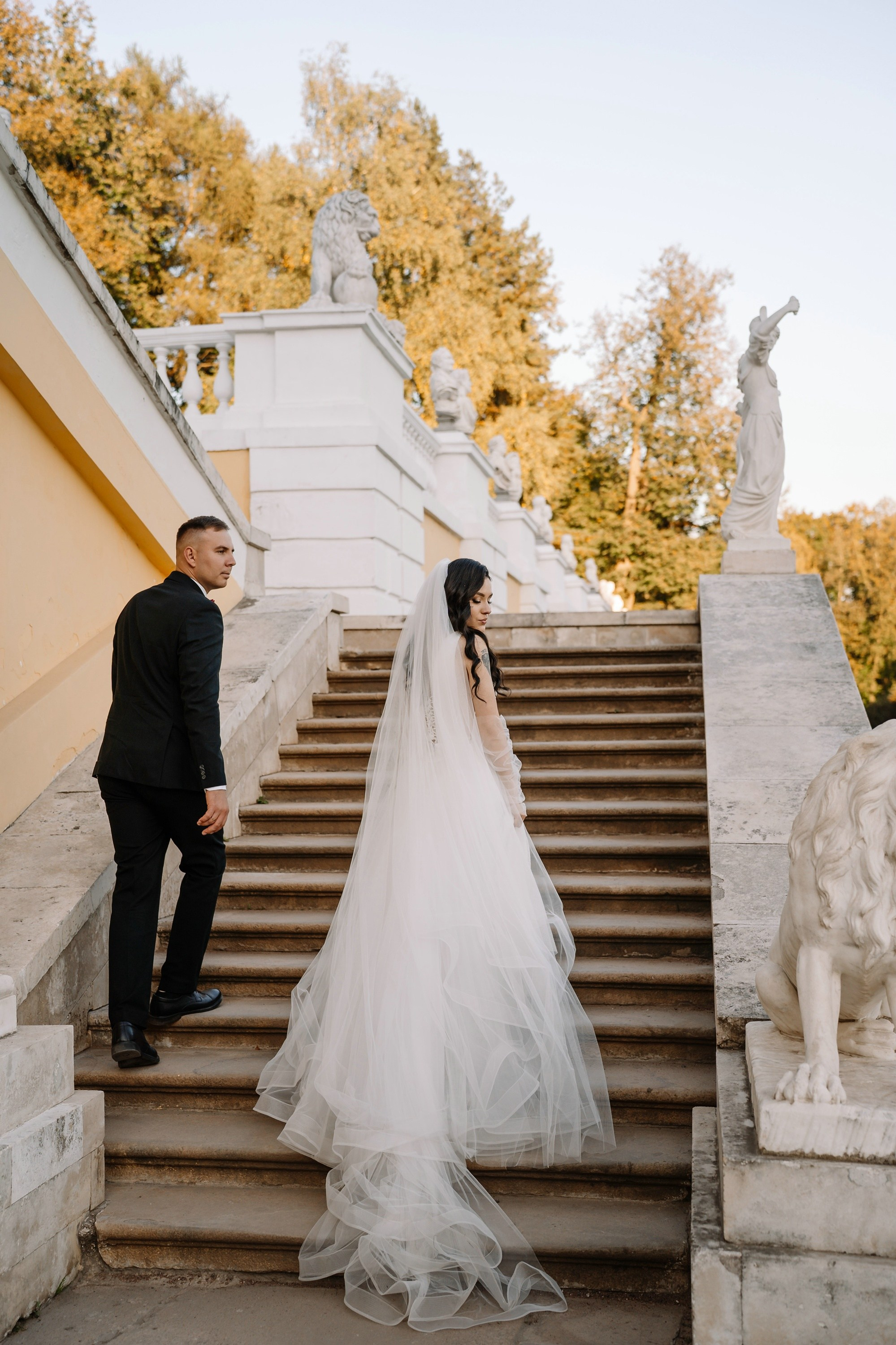 Свадьба в усадьбе Архангельское. Свадебный и семейный фотограф в Москве Светлана Зоткина