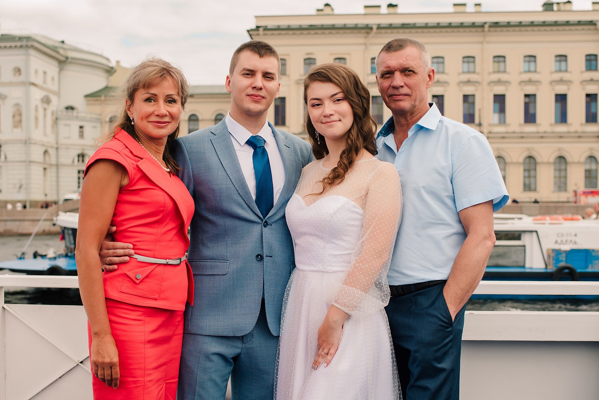 Юля и Андрей. Банкет на воде. Семейный и Свадебный фотограф. Санкт-Петербург. Пушкин