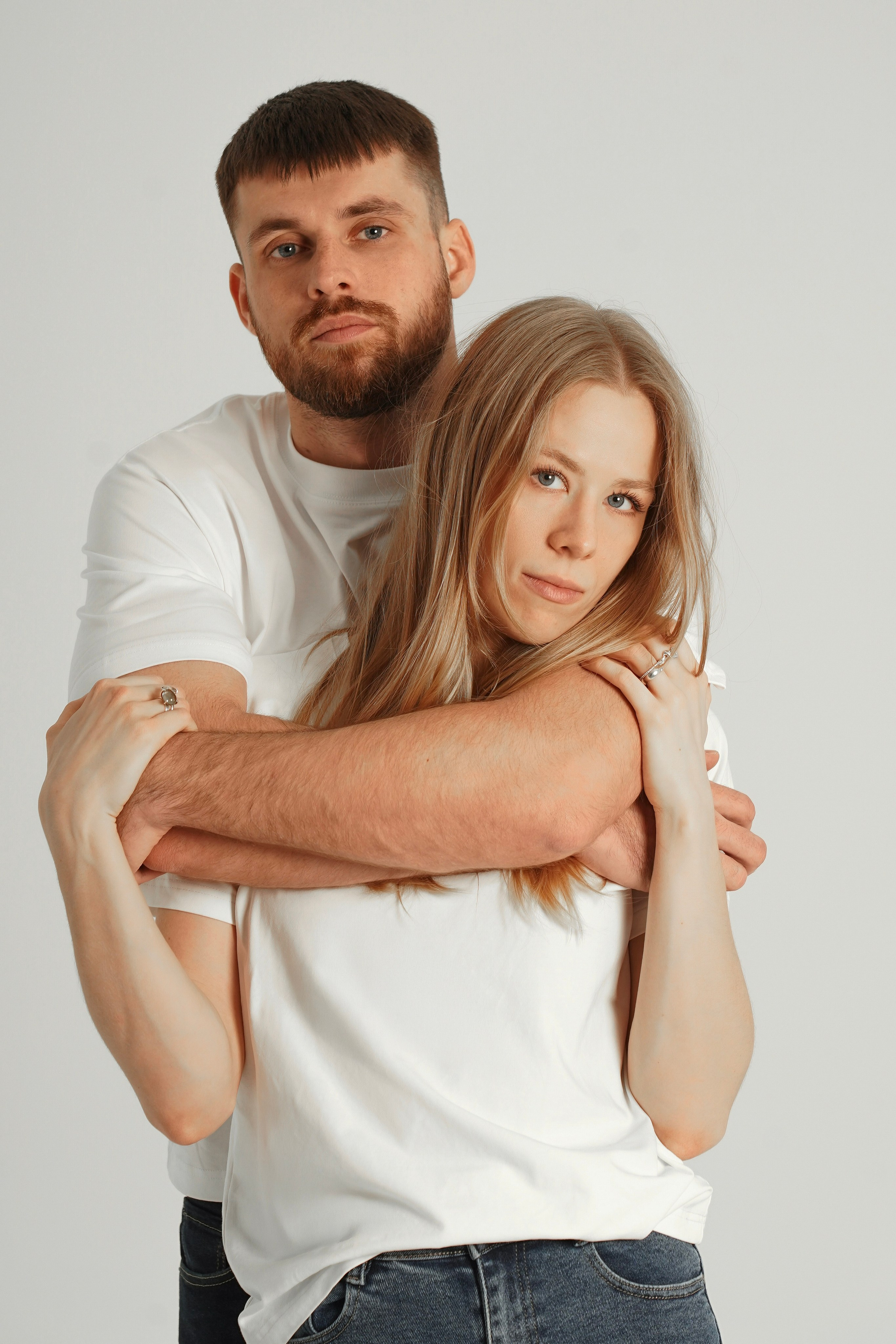 Съемка на циклораме. Юлия и Иван. Анна, фотограф Москва, Зеленоград