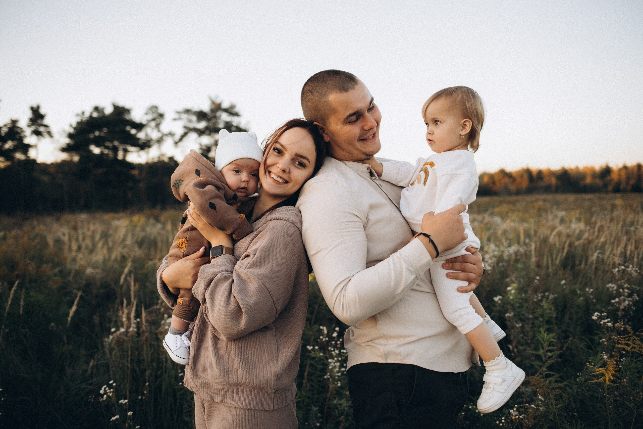 Саша, Алиса, Ева и Сереженька. Семейный и свадебный фотограф Анна Кожокарь