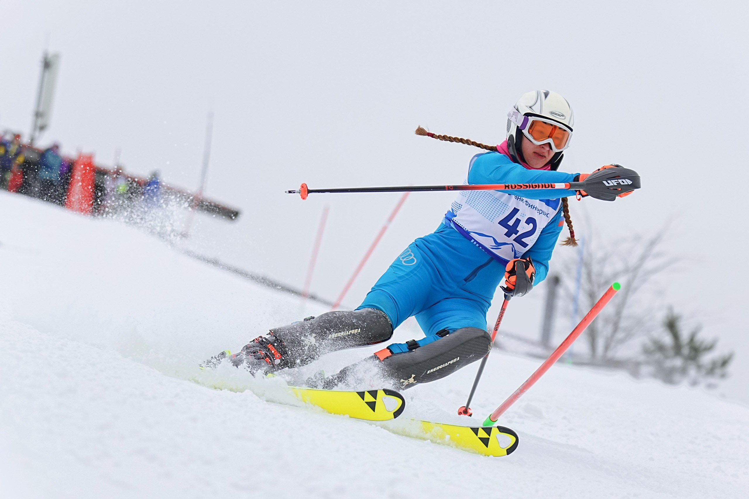 Первенство Дмитровского городского округа по горнолыжному спорту «Памяти А. Жирова» SL U14, U16. Фотограф Студитский Евгений