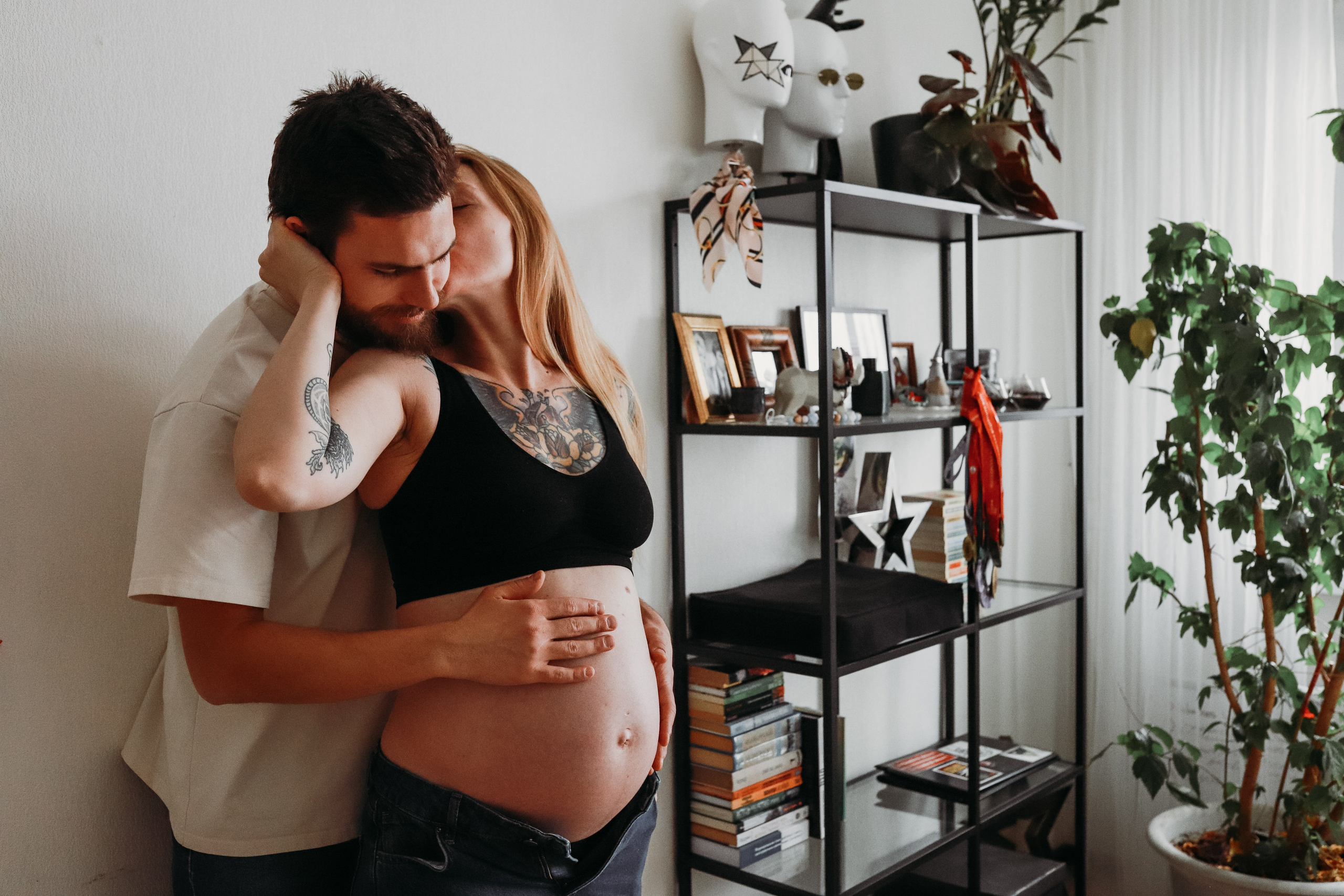 Наталья и Артем, домашняя. Семейный фотограф Москва