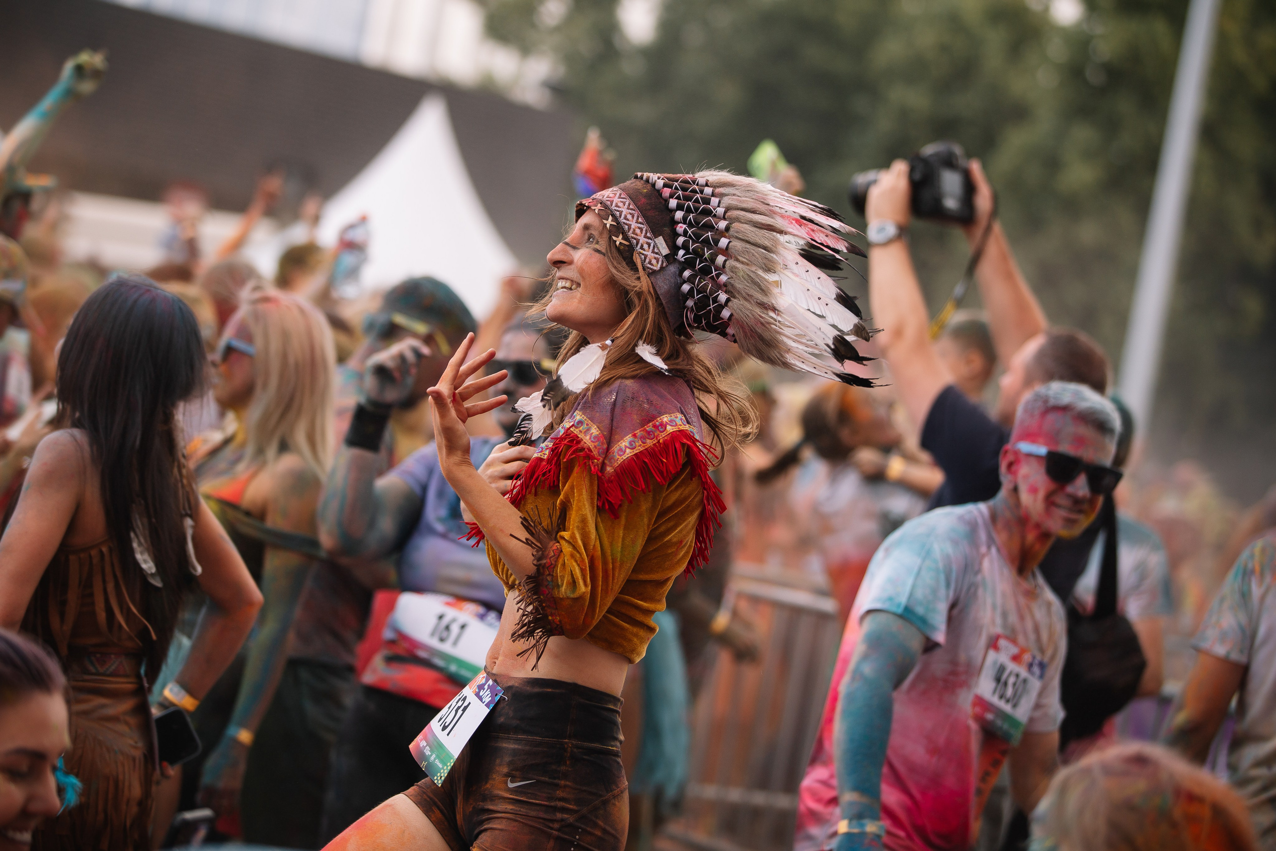 Красочный забег. Свадебный Семейный Репортажный фотограф в Москве