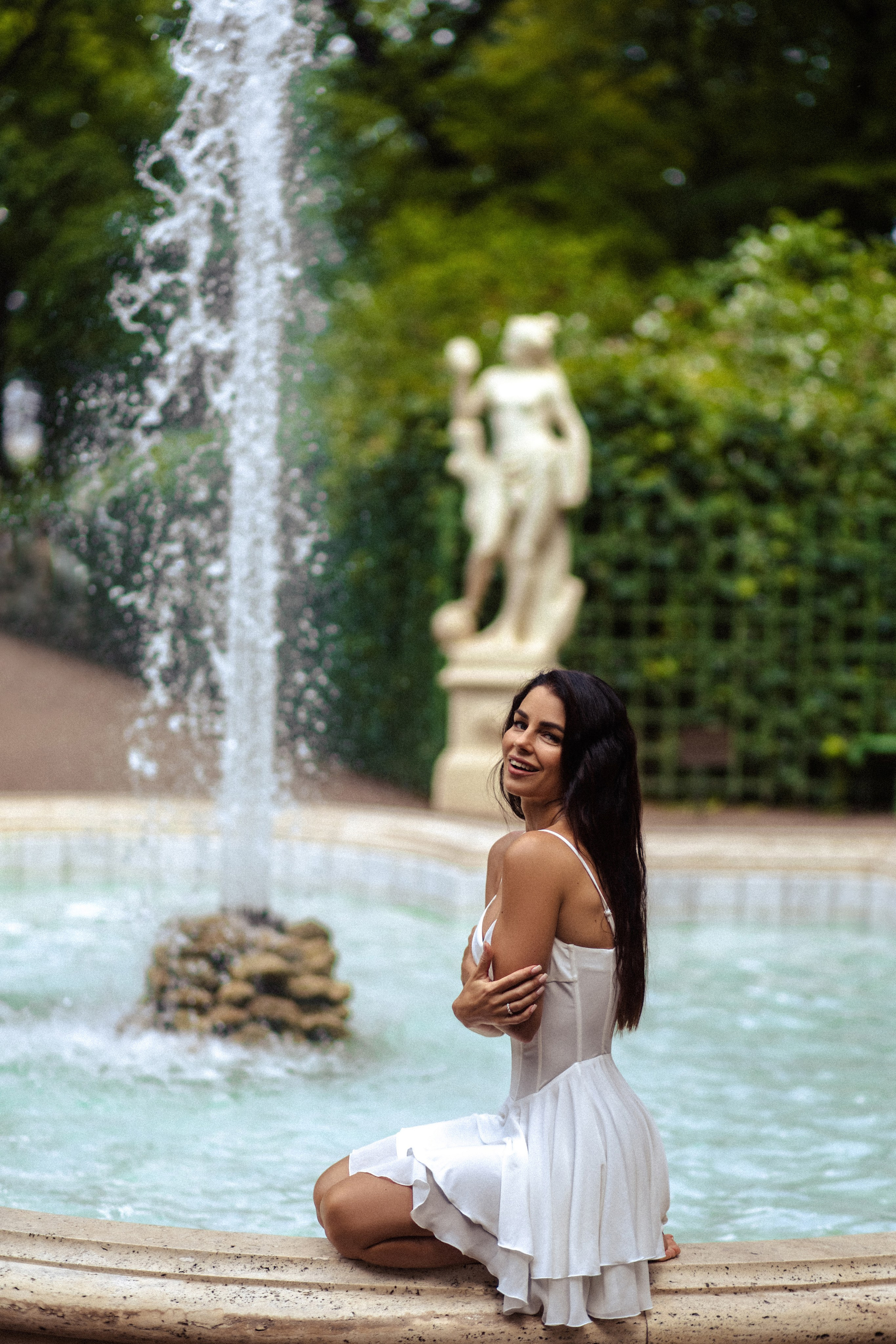 Alexandra | Summer garden. NatalieDmi — фотосессия беременности, семейный фотограф, портрет