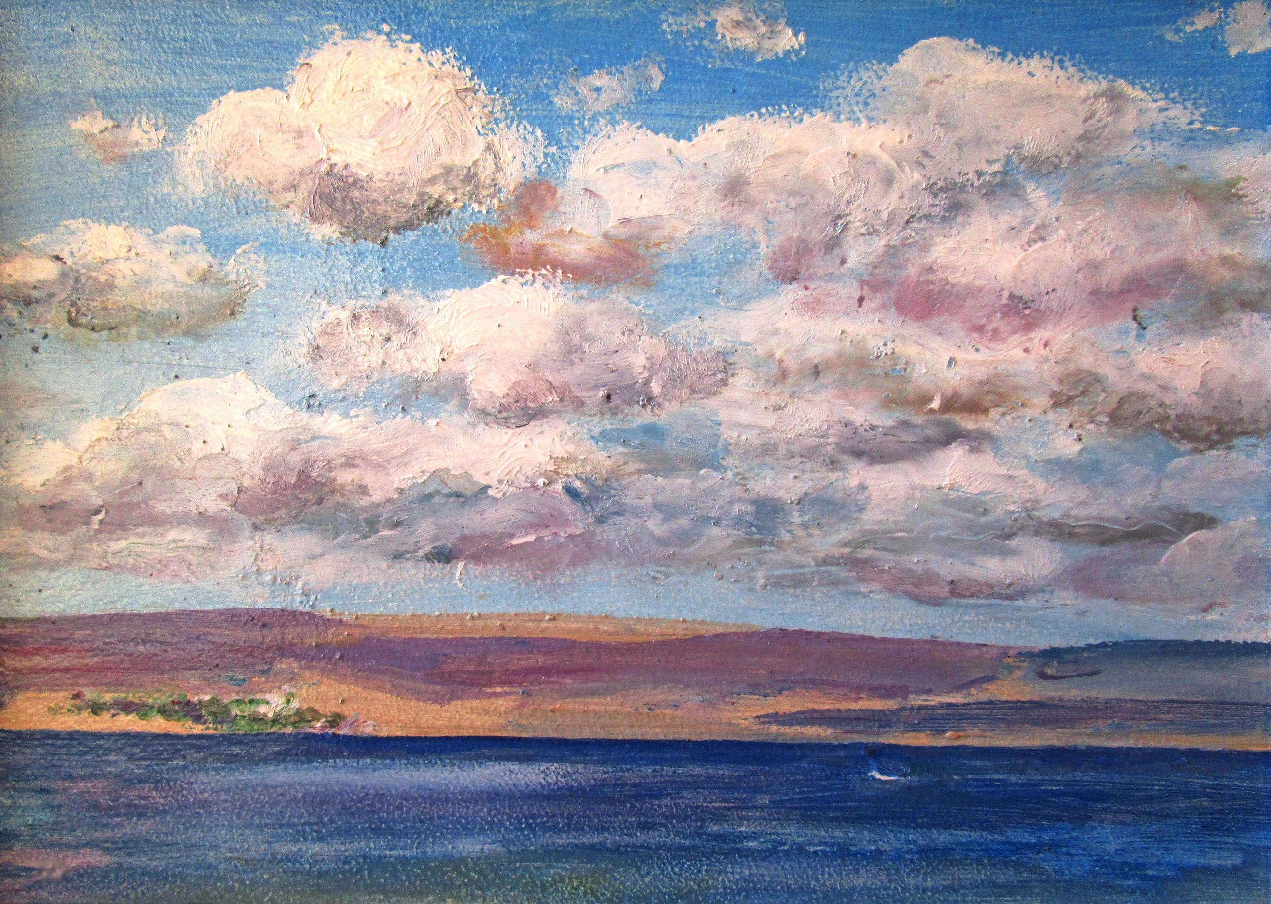 "Облака над Чёрным морем", холст / масло, 2008