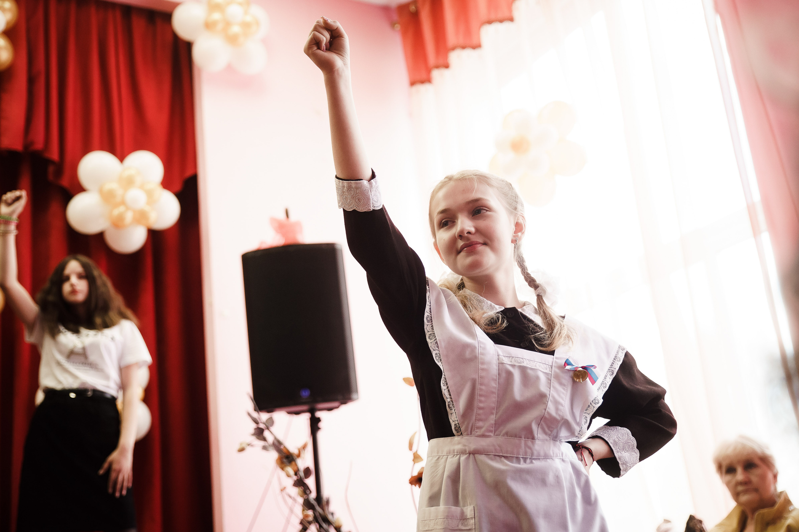 Последний звонок — Некрасовская СОШ. Репортажный фотограф Сергей Сажин г. Ярославль