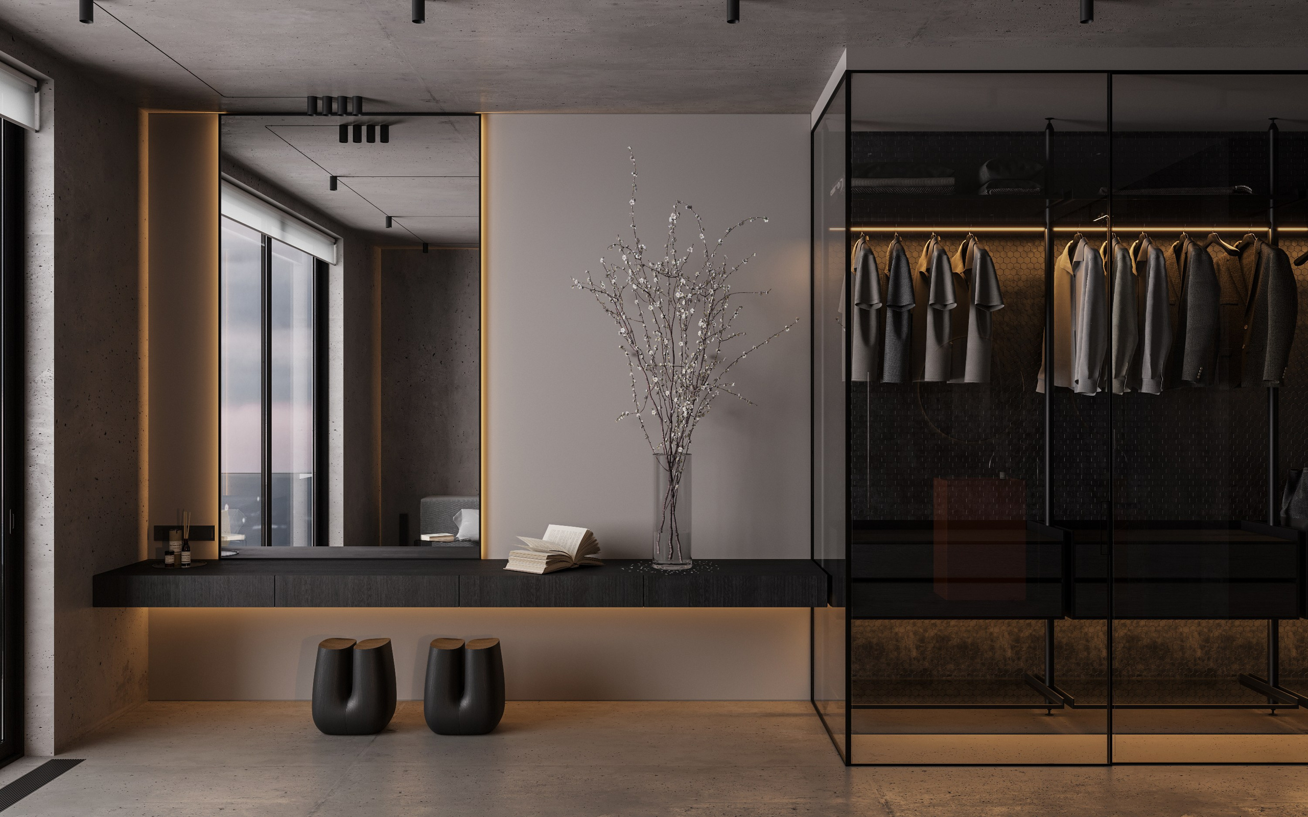 MK | Master bedroom. 3D визуализация интерьеров — Ирина