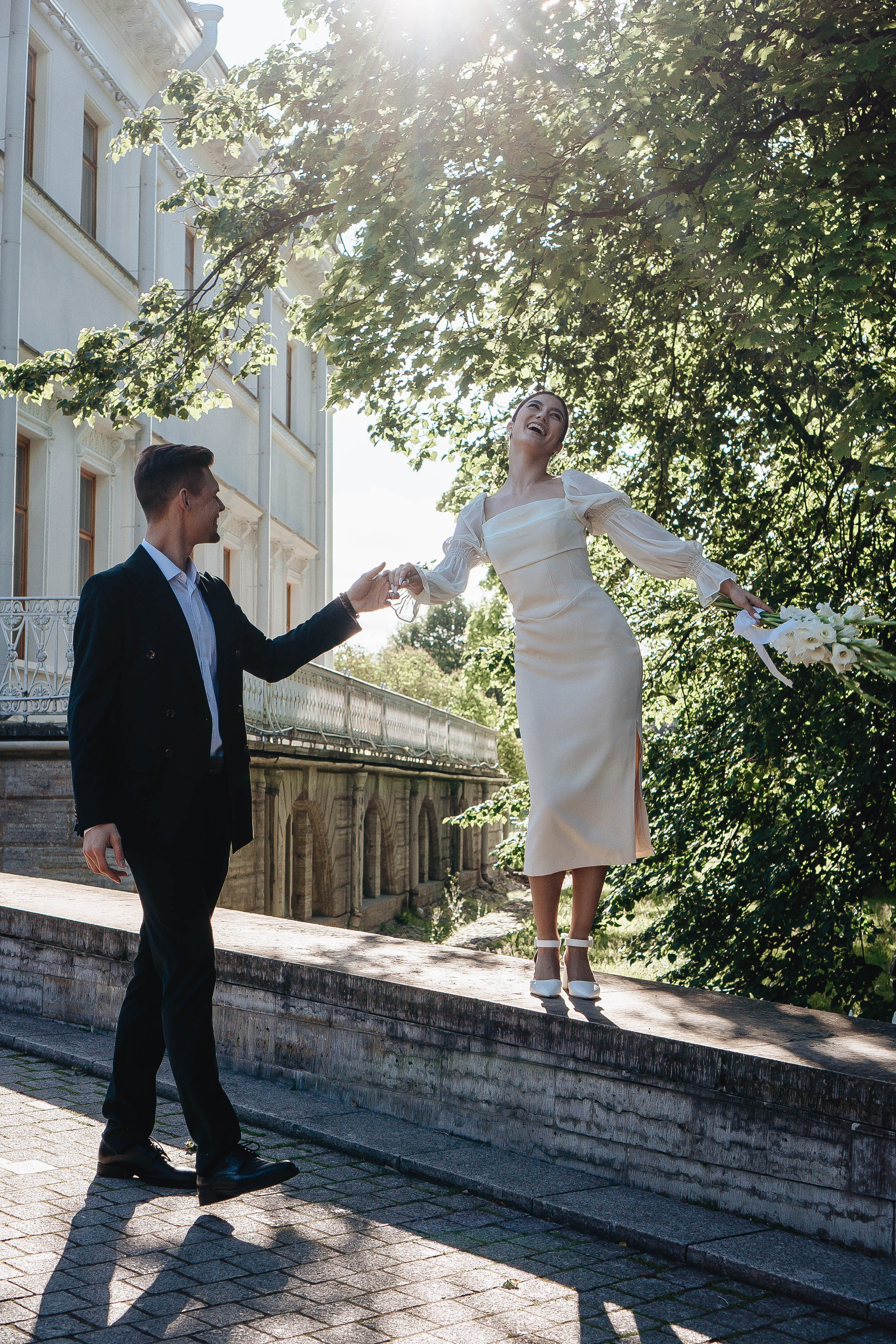 СВАДЕБНАЯ СЬЕМКА НА РАССВЕТЕ НА ЕЛАГИНОМ ОСТОРОВЕ. Профессиональный фотограф, Санкт-Петербург — Виктория Богомолова