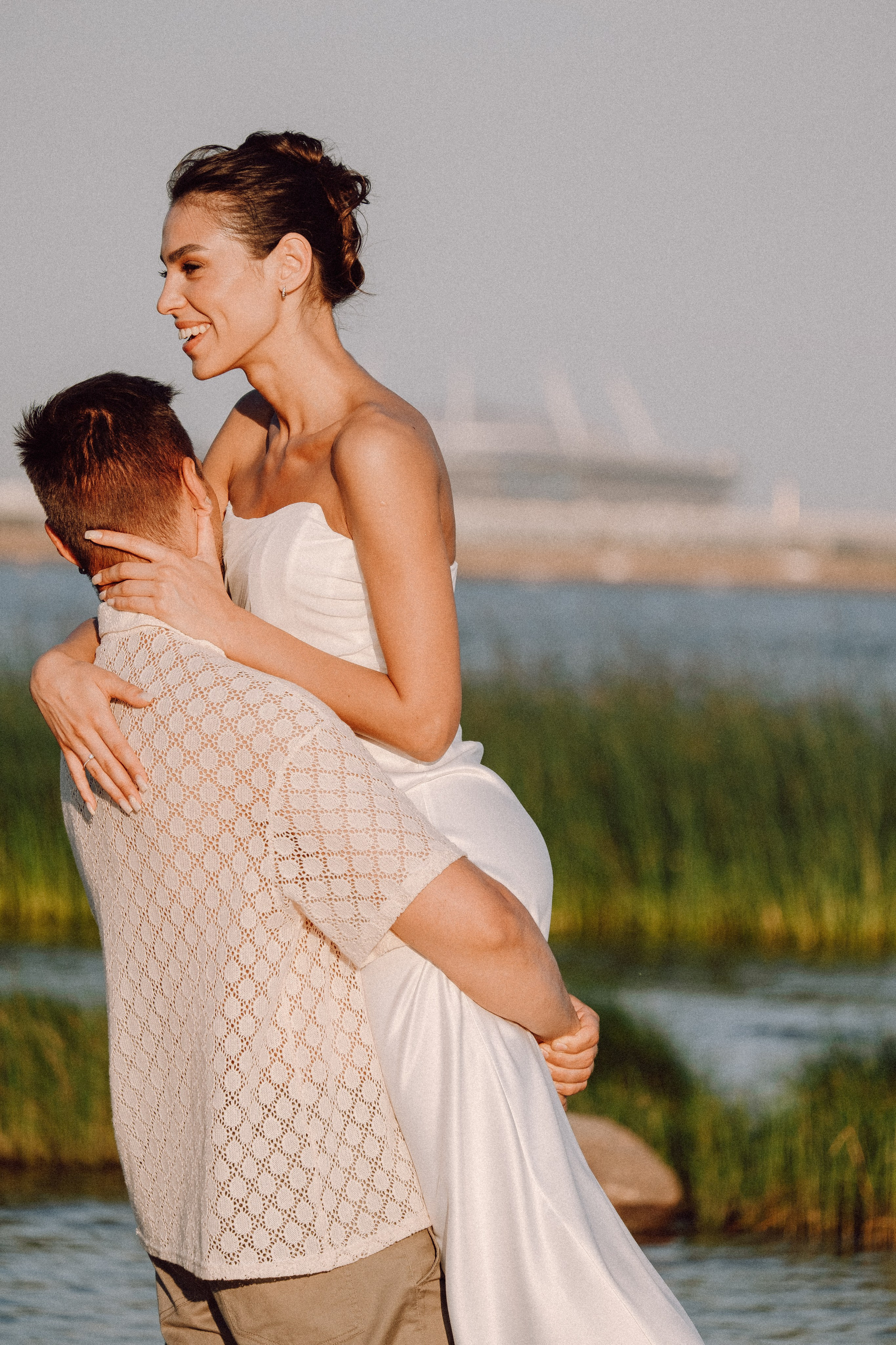 СВАДЕБНАЯ ФОТОСЕССИЯ ВЫЕЗДНОЙ ЦЕРЕМОНИИ (ФИНСКИЙ ЗАЛИВ). Профессиональный фотограф, Санкт-Петербург — Виктория Богомолова