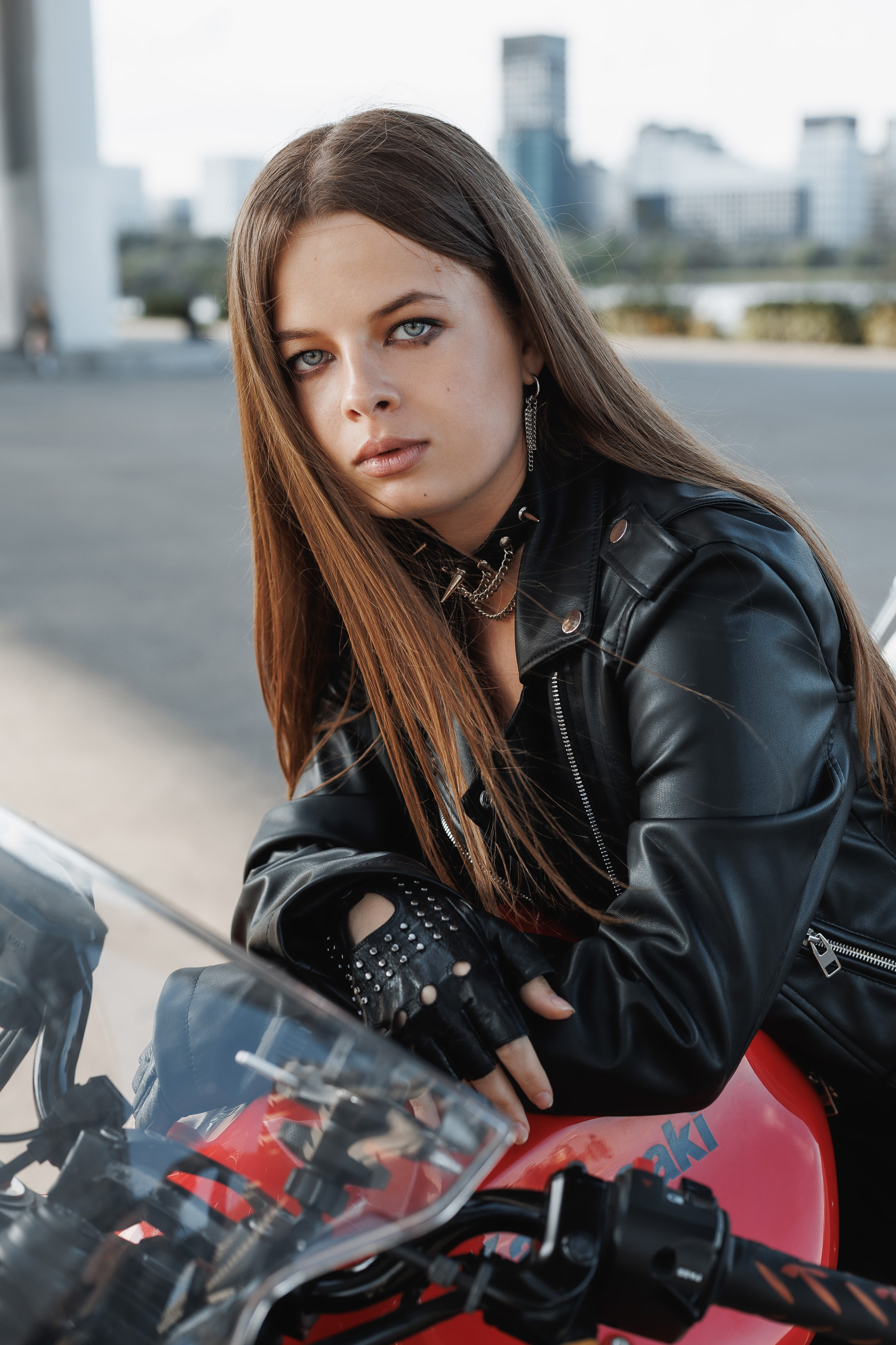 Съемка на мотоцикле. Ксю Галиасфарова — Фотограф Казань
