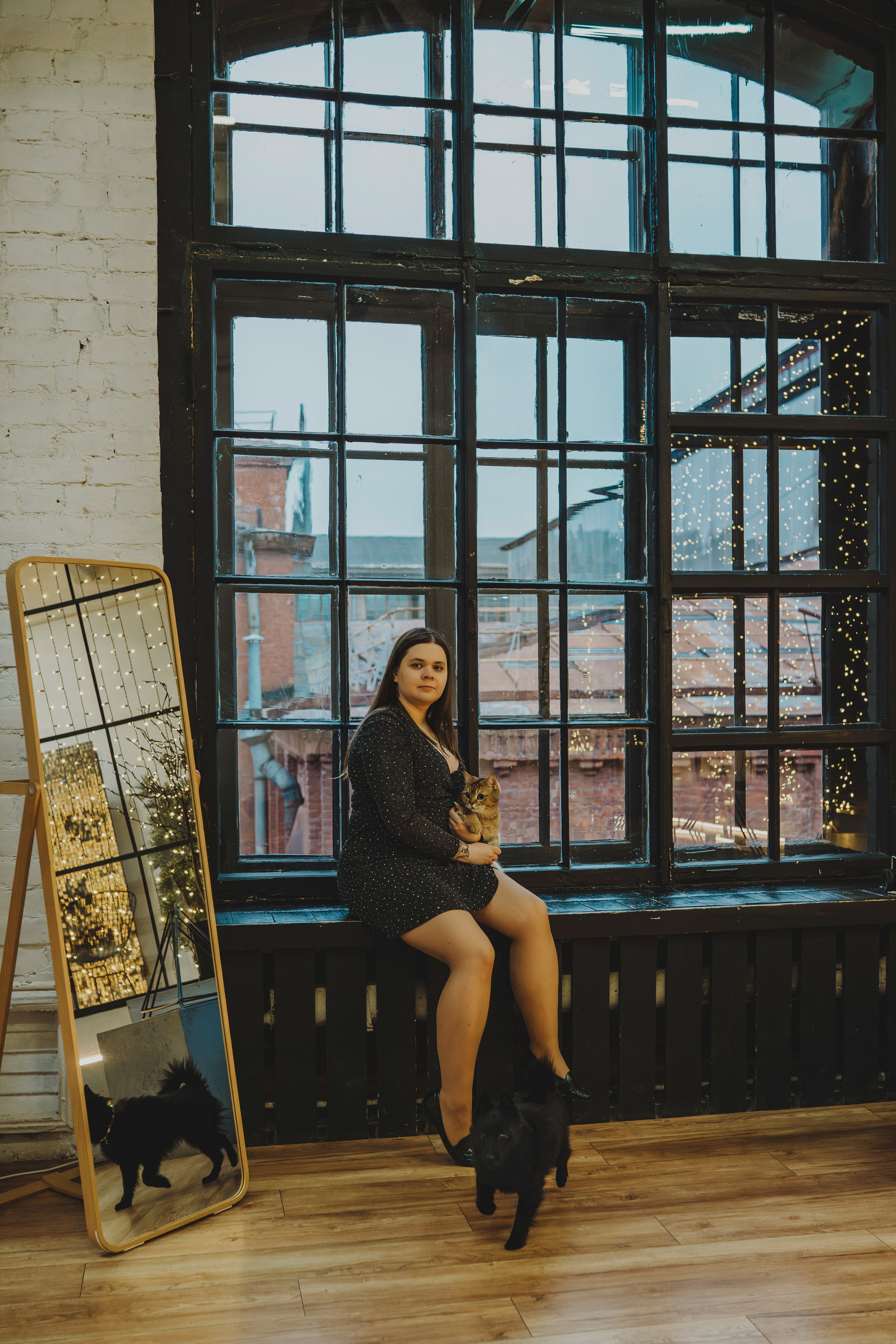 Аня, Андуин и Тесс. Фотограф анималист в Спб недорого Олеся Майорова