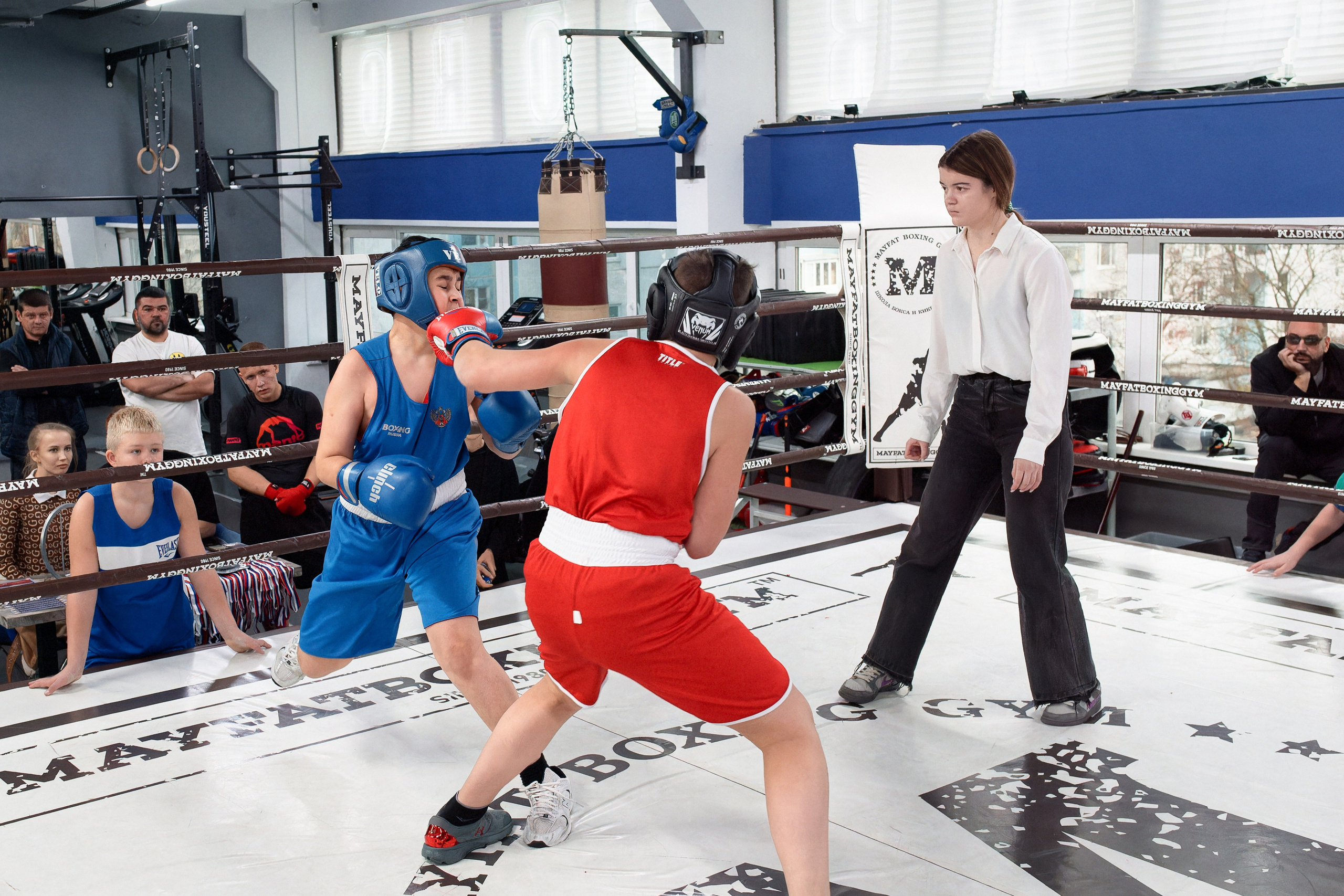 «Открытый ринг» в школе бокса Сергея Майфата. Зеленоград, 12.11.2023 г. Фотограф Никифоров-Гордеев Сергей. Москва и МО