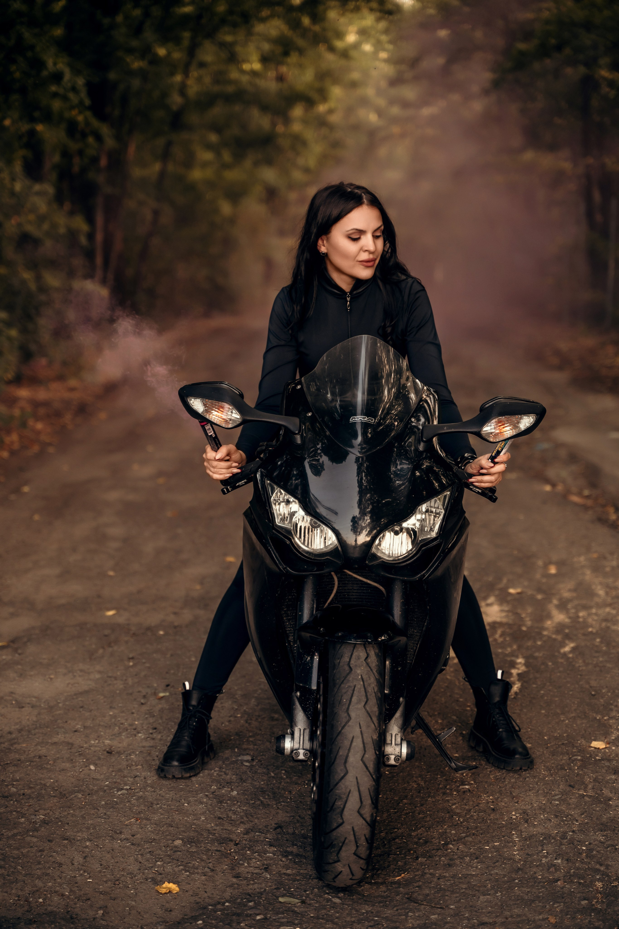 Марина, Фотосессия с байком. Семейный фотограф в Белгороде Амелина Алина