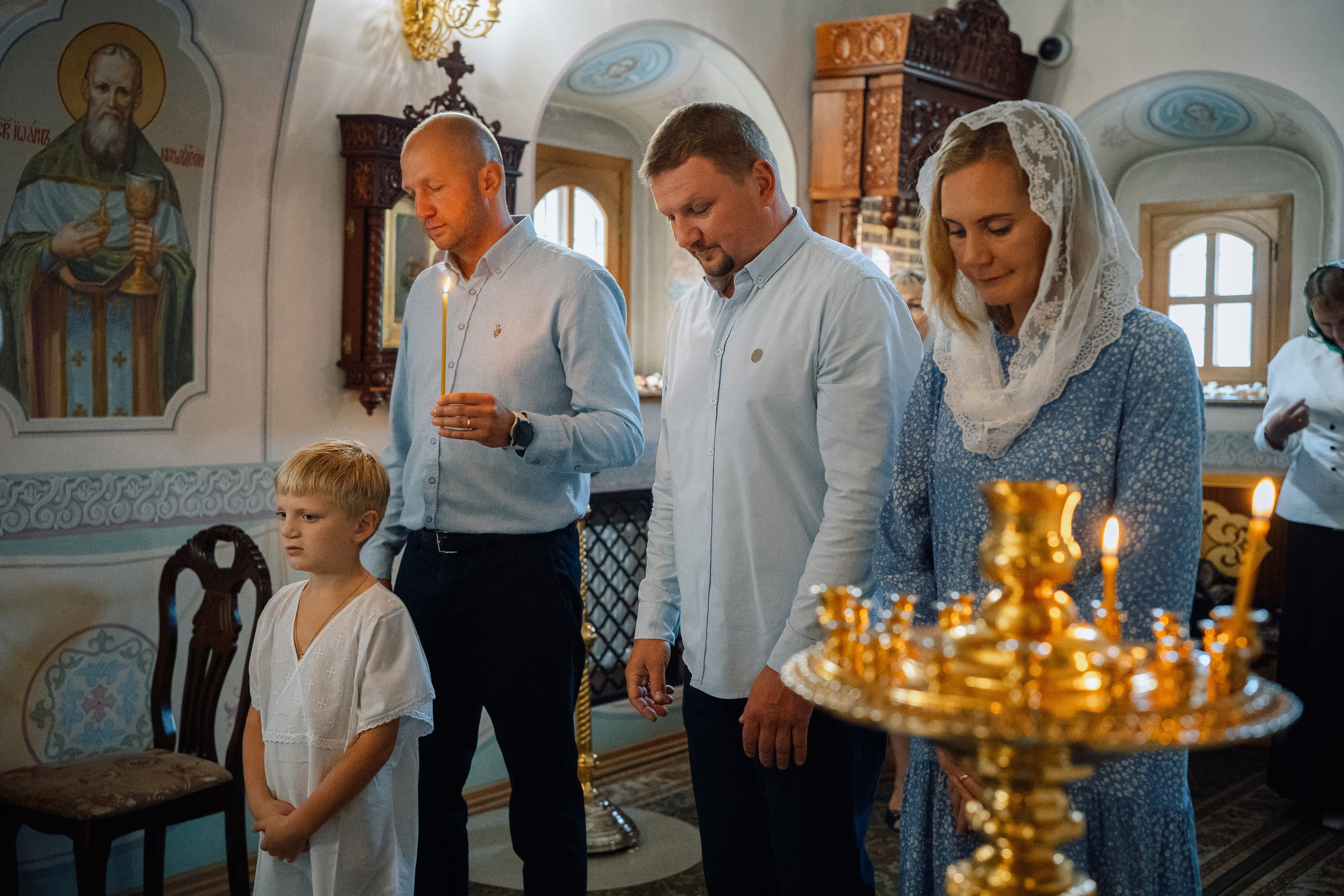 Крещение Марка. Фотограф Казакова Анастасия