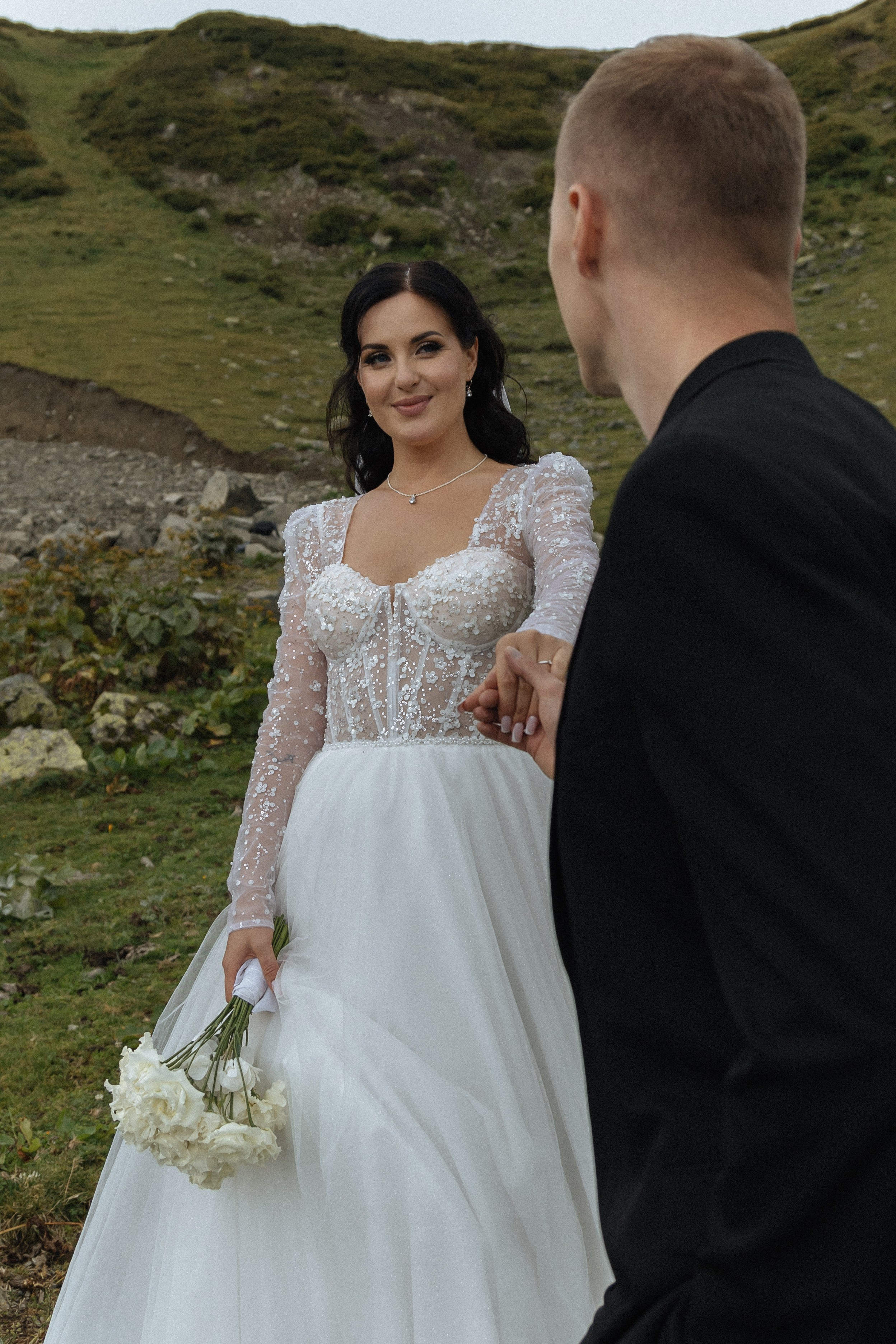 Свадебная Фотосессия в горах Сочи Красной поляны. Фотограф Сочи Адлер Сириус Красная поляна Олеся Минив