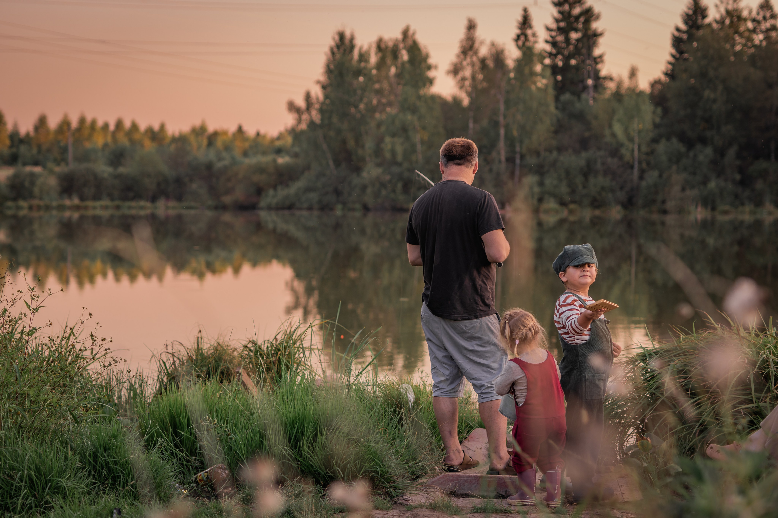 Рыбалка. Семейный фотограф Ефремова Виктория