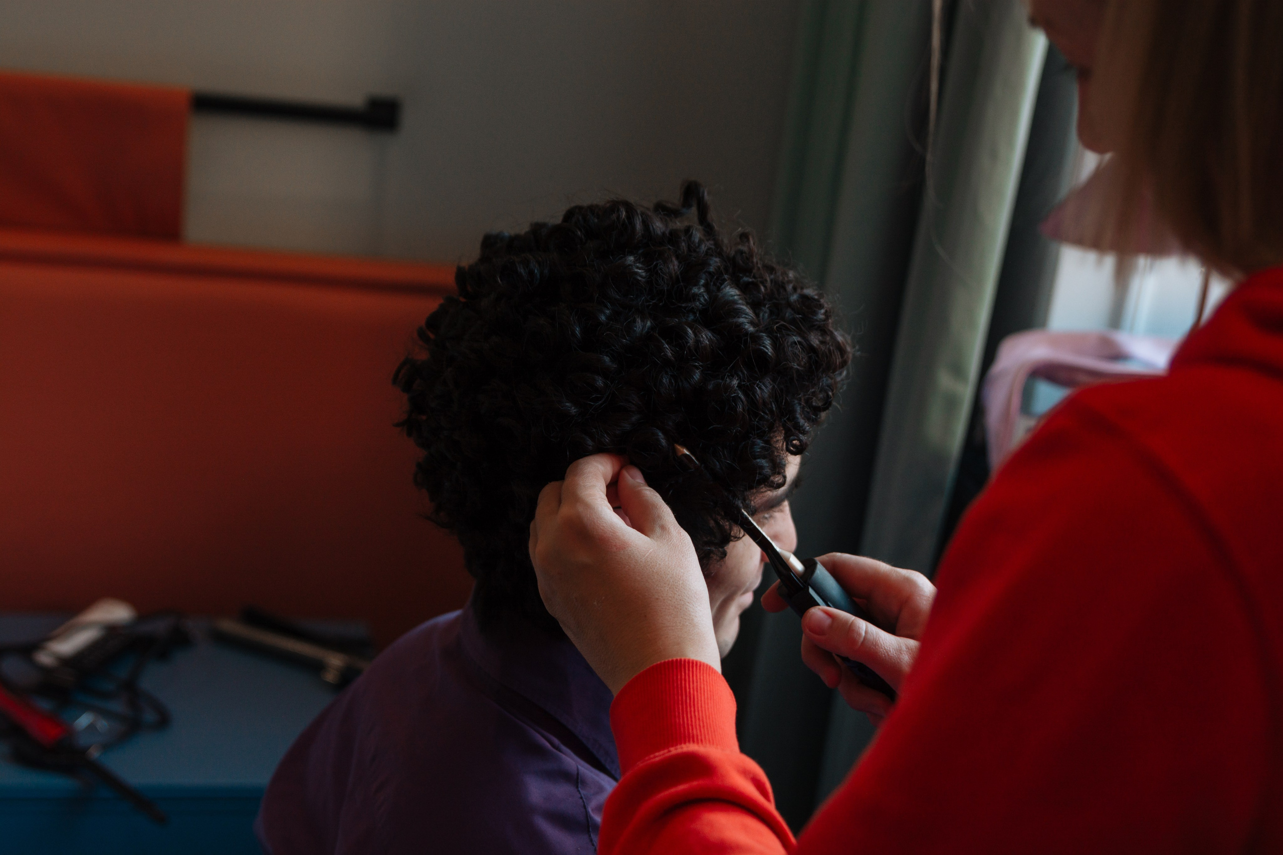 Пушкин в отеле «Оболенский». Съёмка ролика для конкурса. Портретный фотограф в Санкт-Петербурге Дмитриева Наталия