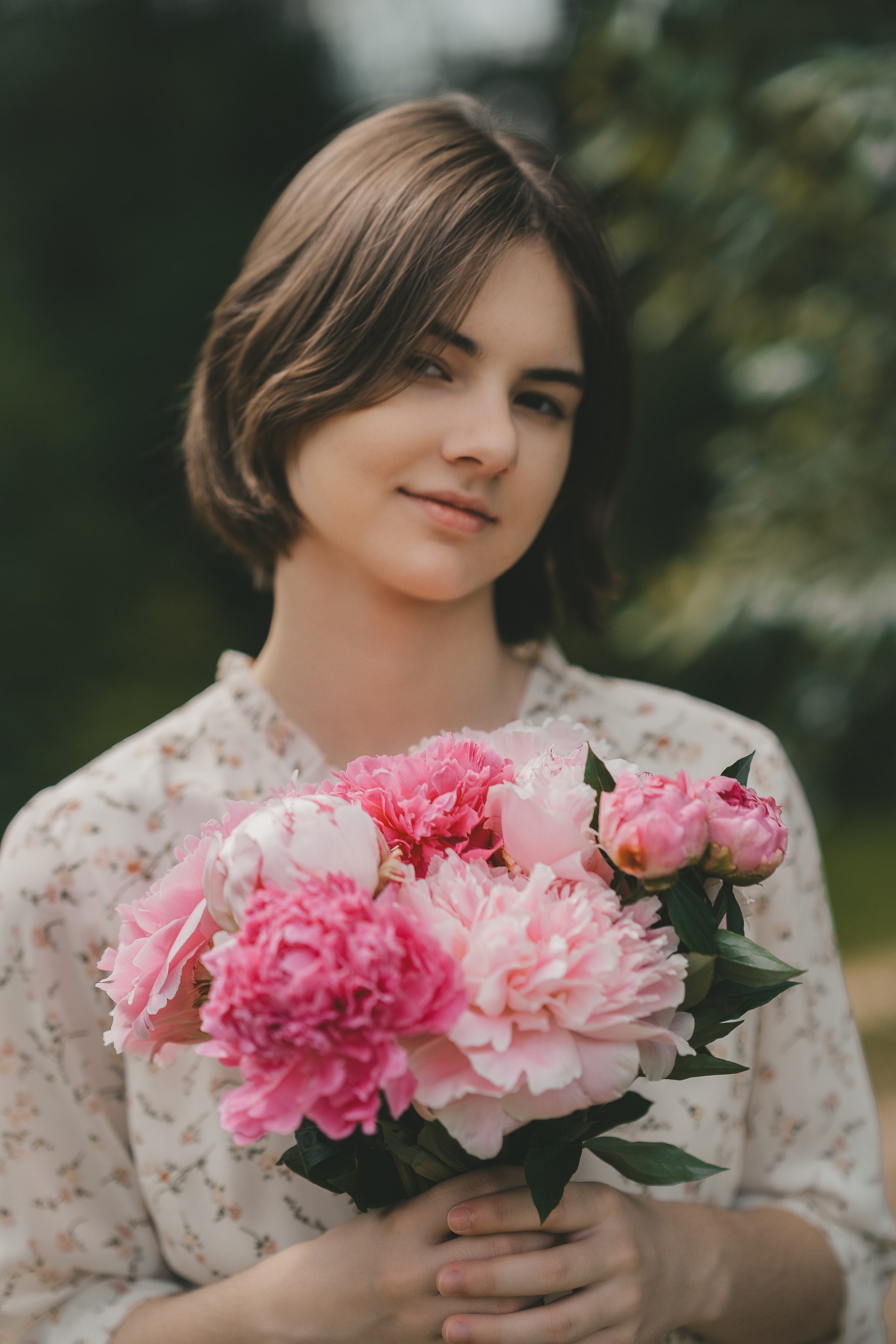 Маша и пионы. Семейный и детский фотограф в Сергиев Посаде, Хотьково Якимчук Любовь