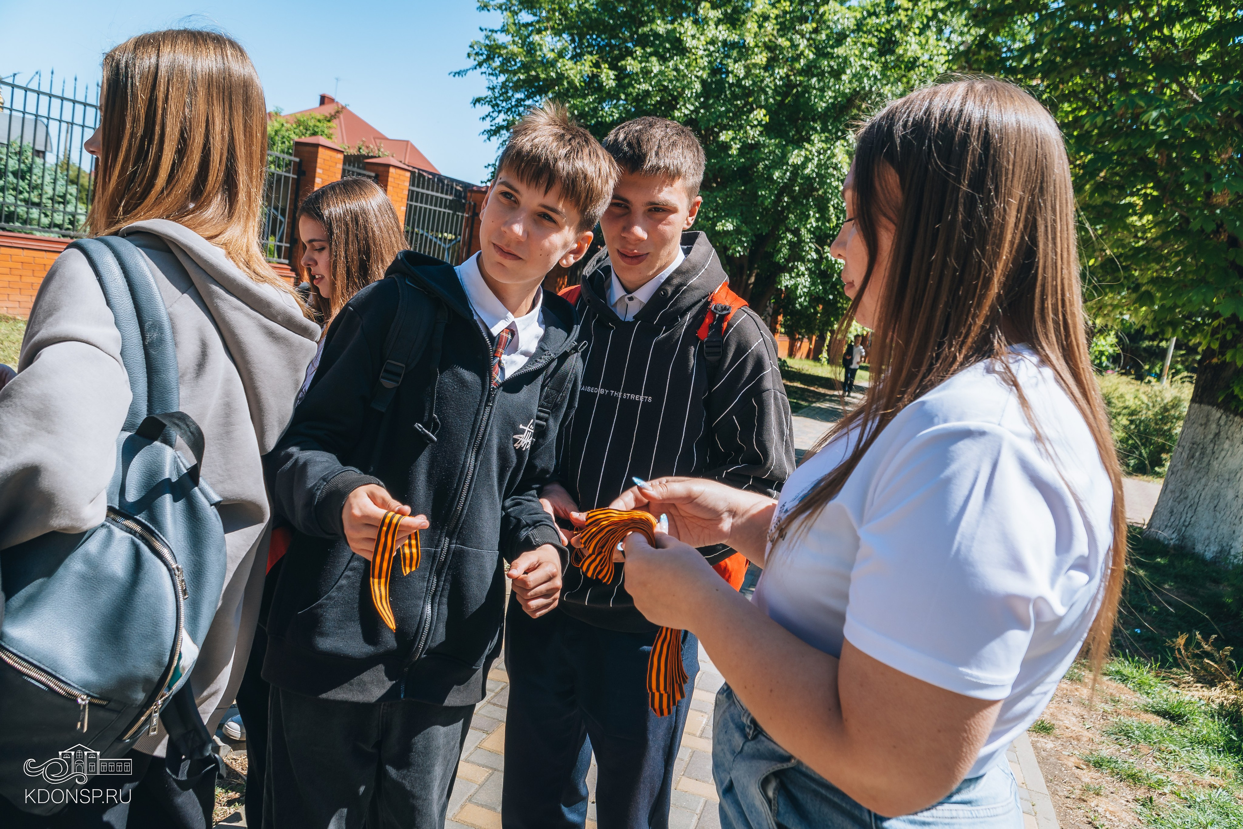 «Георгиевская ленточка». Новотитаровский Дом культуры