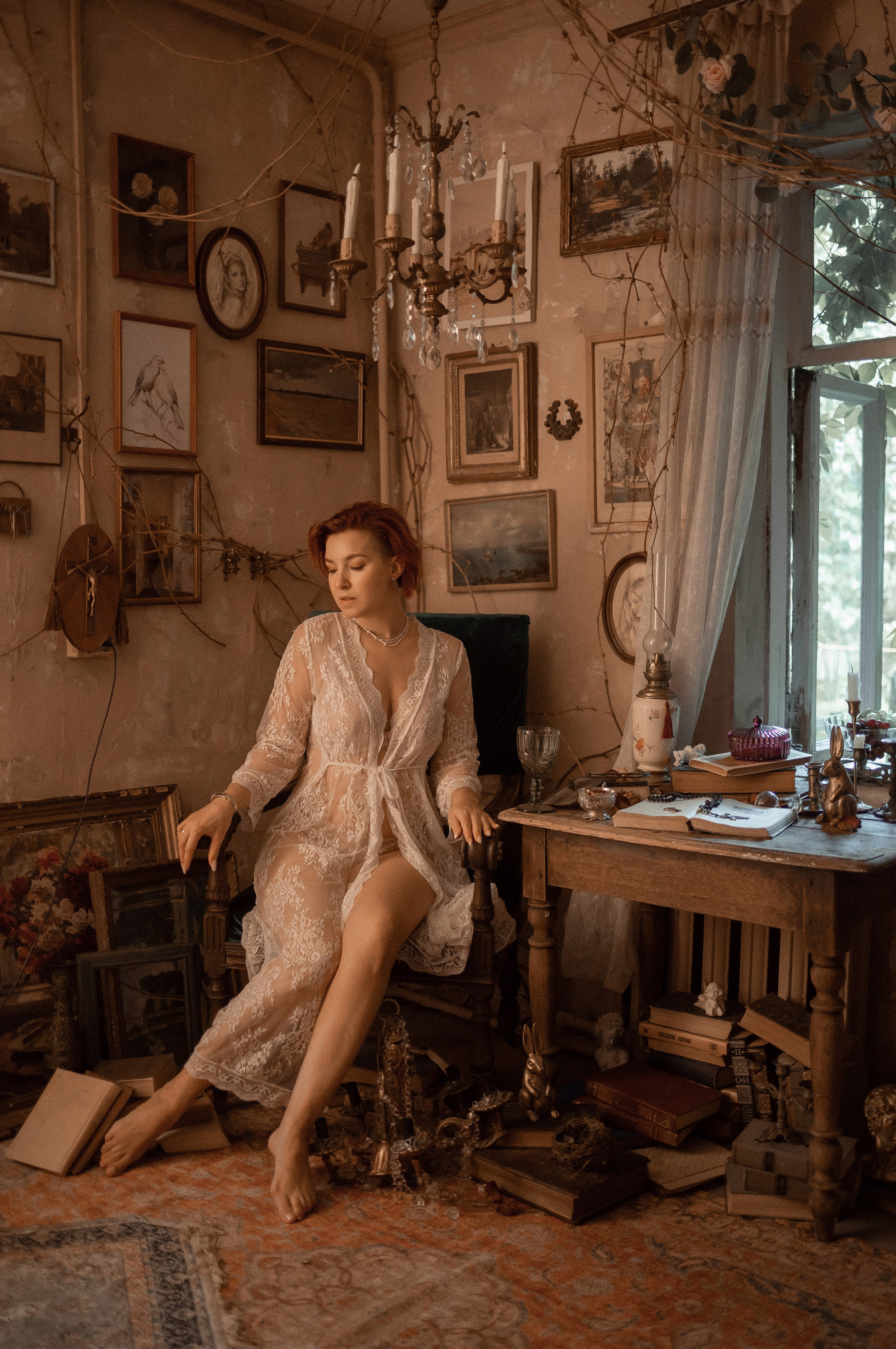 Женский портрет. Фотограф Валентина Волкова. Москва, Апрелевка, Переделкино