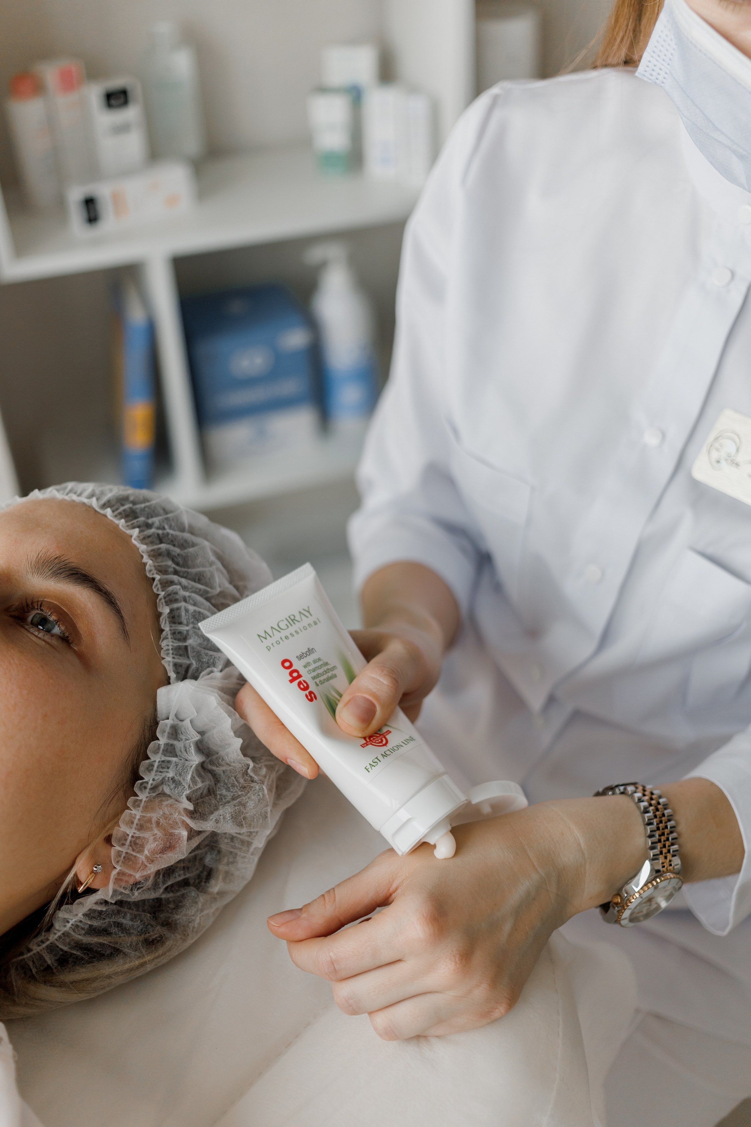 Контентная съёмка в кабинете косметолога. КОНТЕНТ ФОТОГРАФ