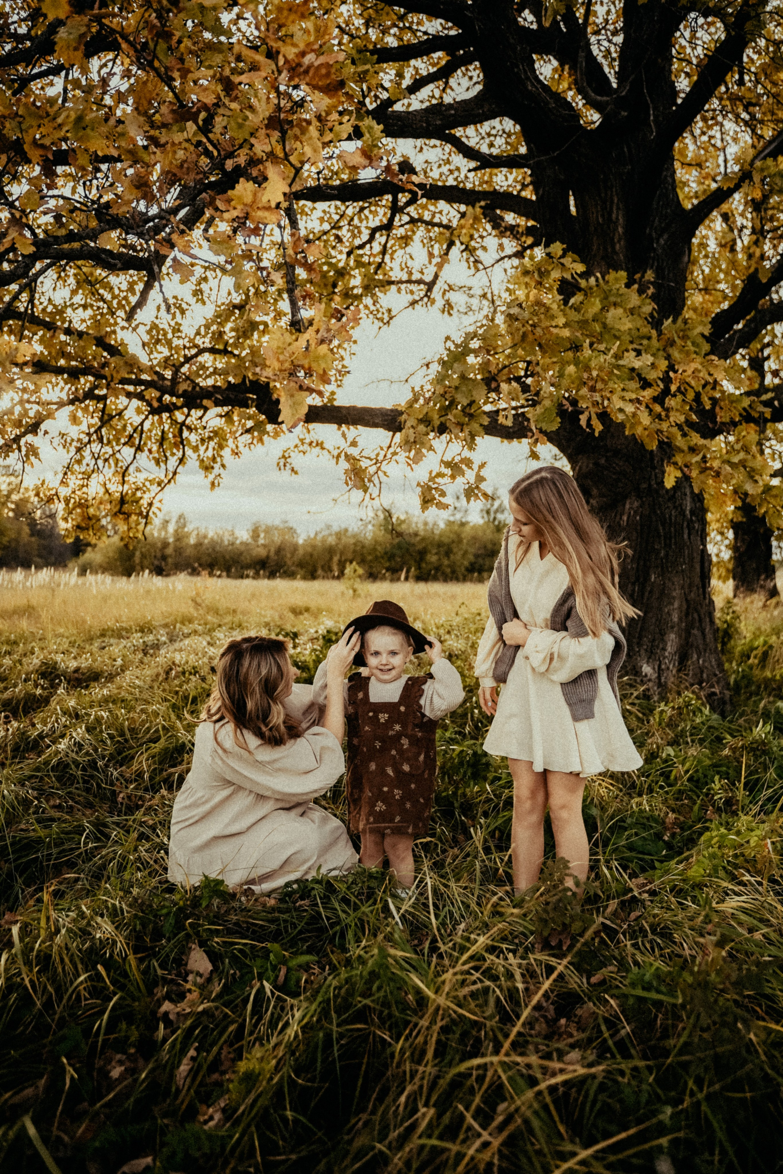 Семья на природе